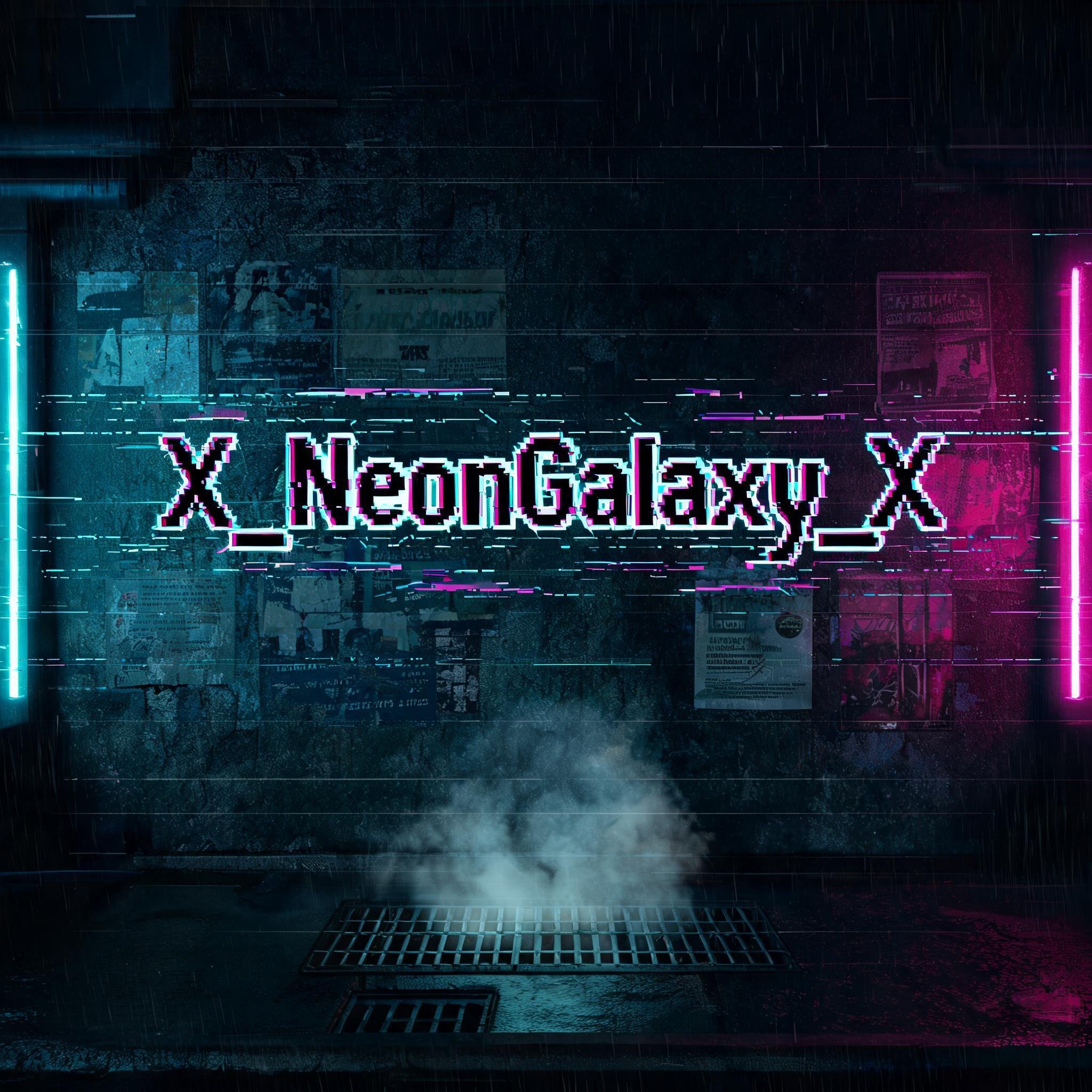 "X_NeonGalaxy_X" — Cyberpunk | AI Text Effect Generator