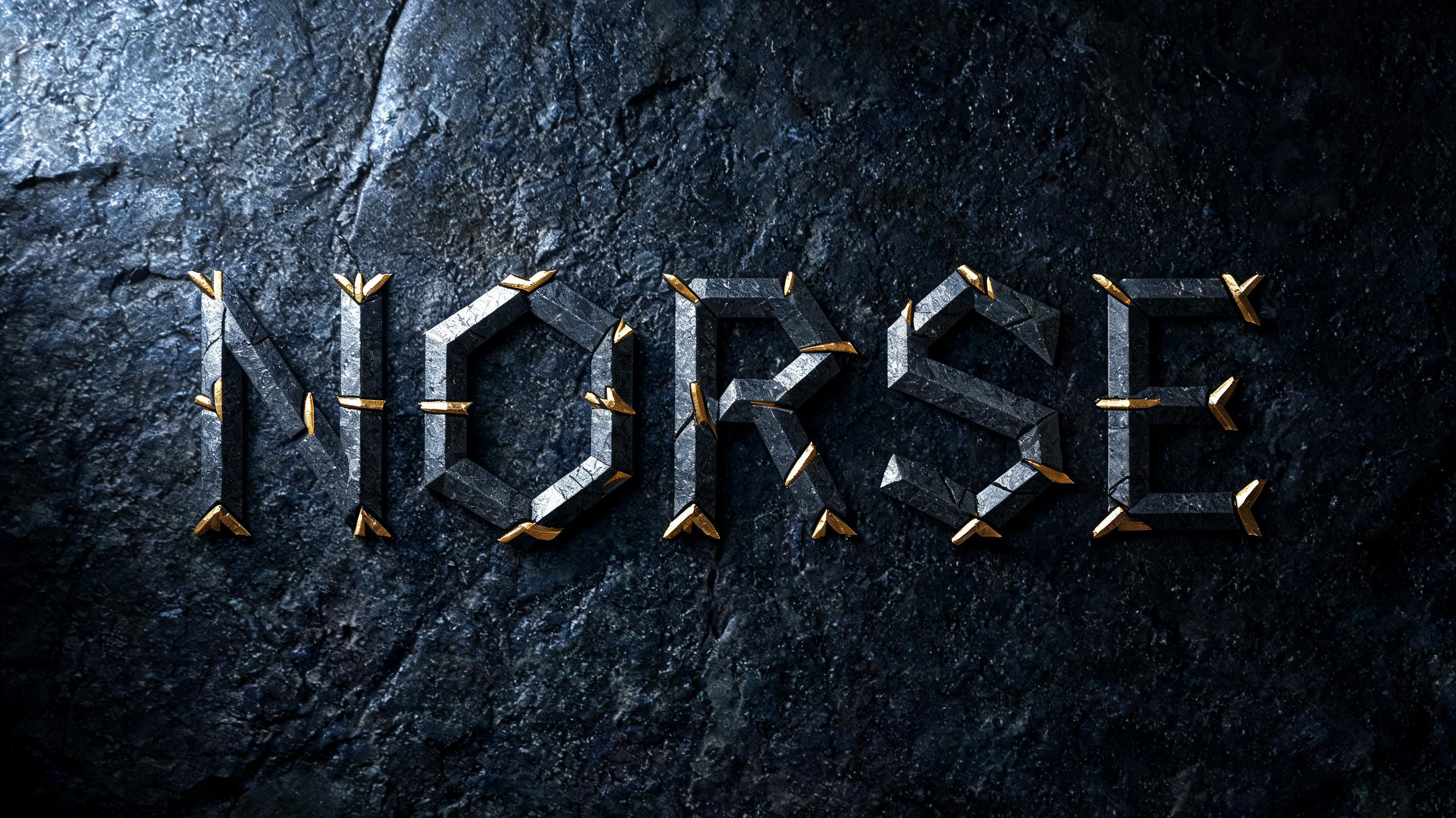 "NORSE" — Viking Runic | AI Text Effect Generator