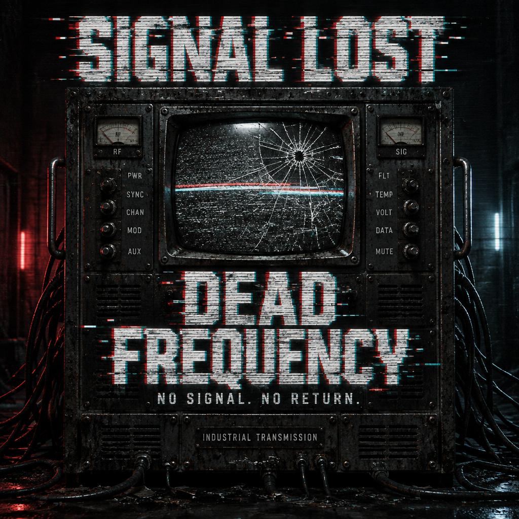 SIGNAL LOST
DEAD FREQUENCY
NO SIGNAL. NO RETURN.
INDUSTRIAL TRANSMISSION