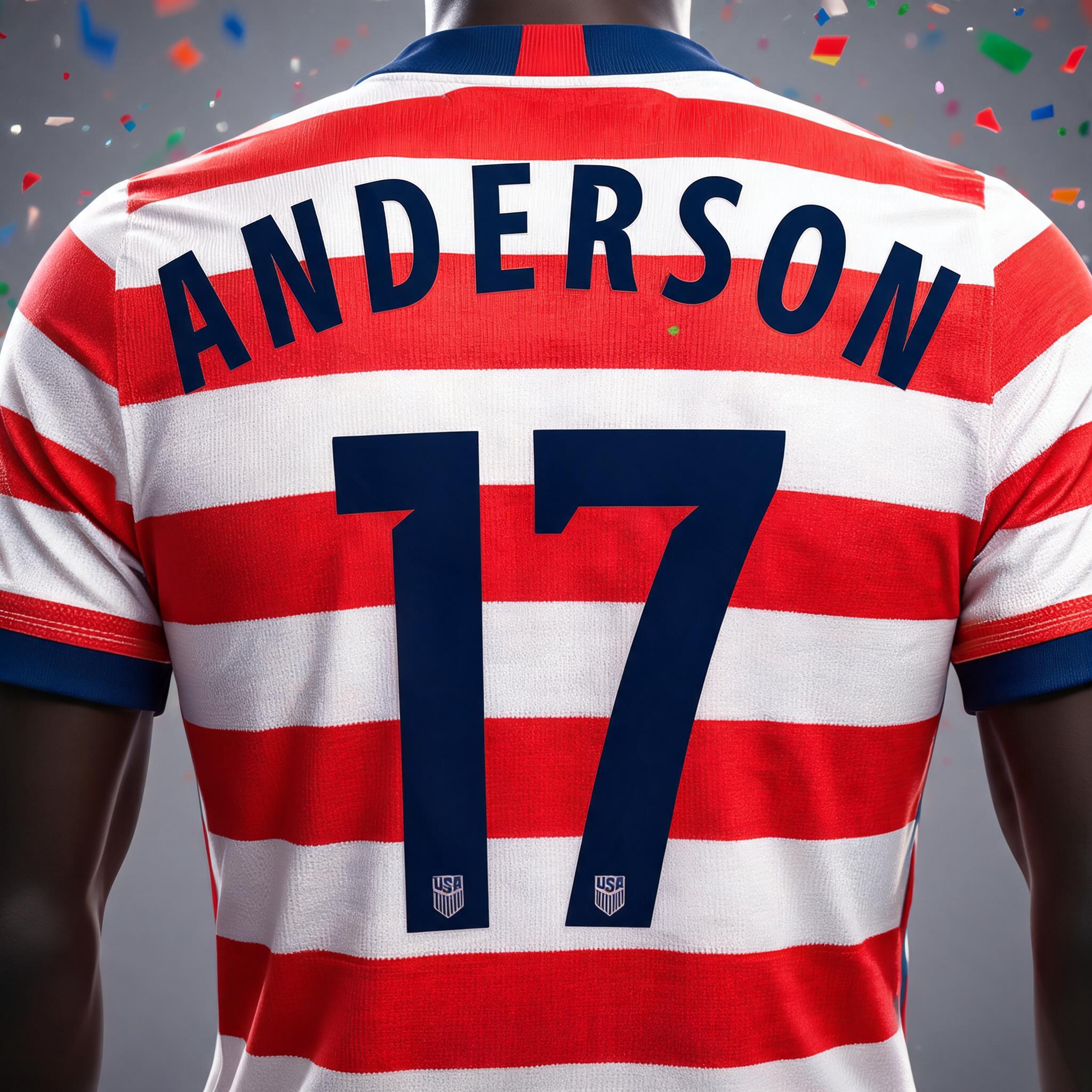 "ANDERSON 
17" — Sports Football | AI Text Effect Generator