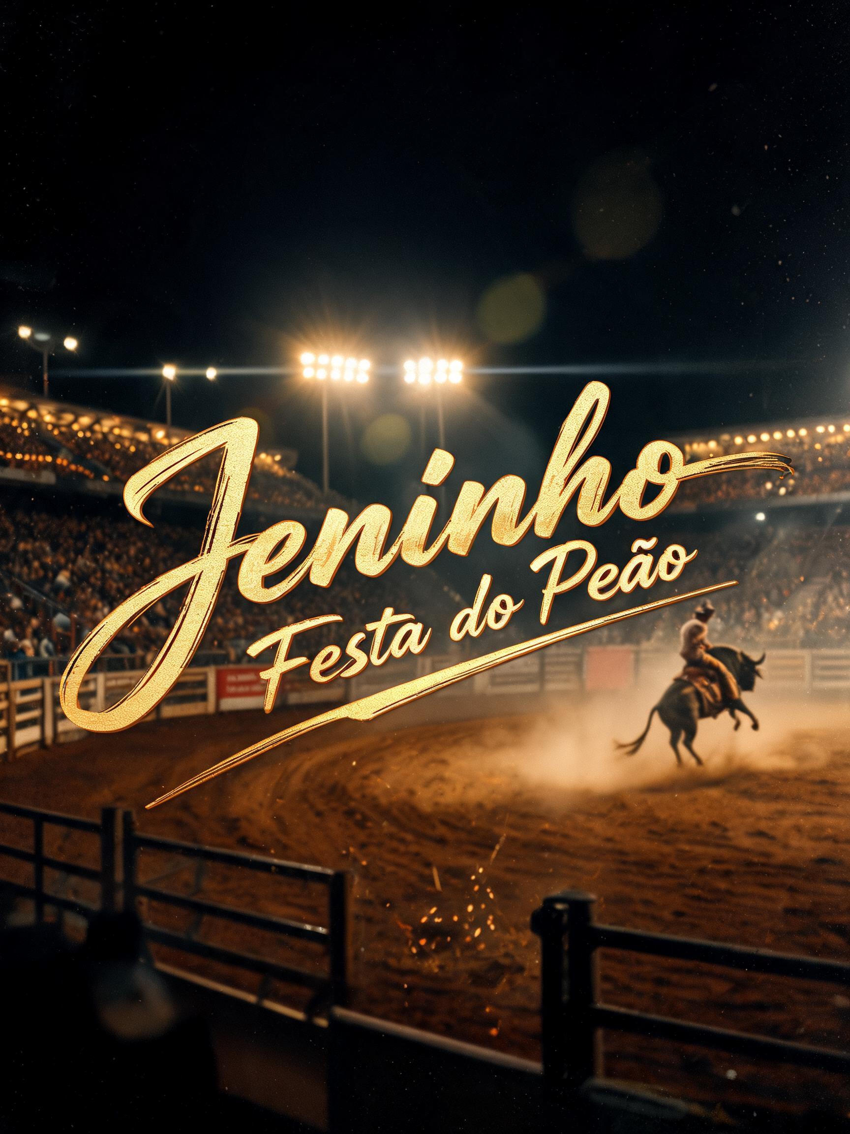 "Jeninho  Festa do Peão" — Cinematic | AI Text Effect Generator