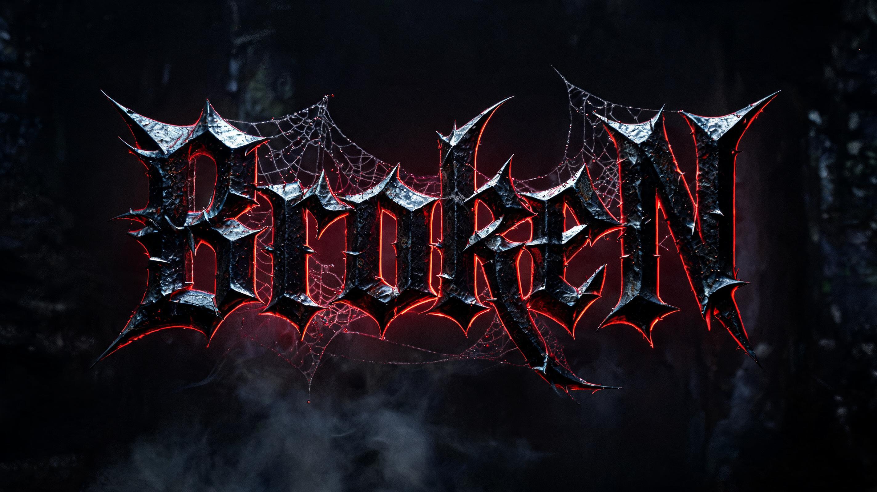 "BrokeN" — Gothic Dark text effect