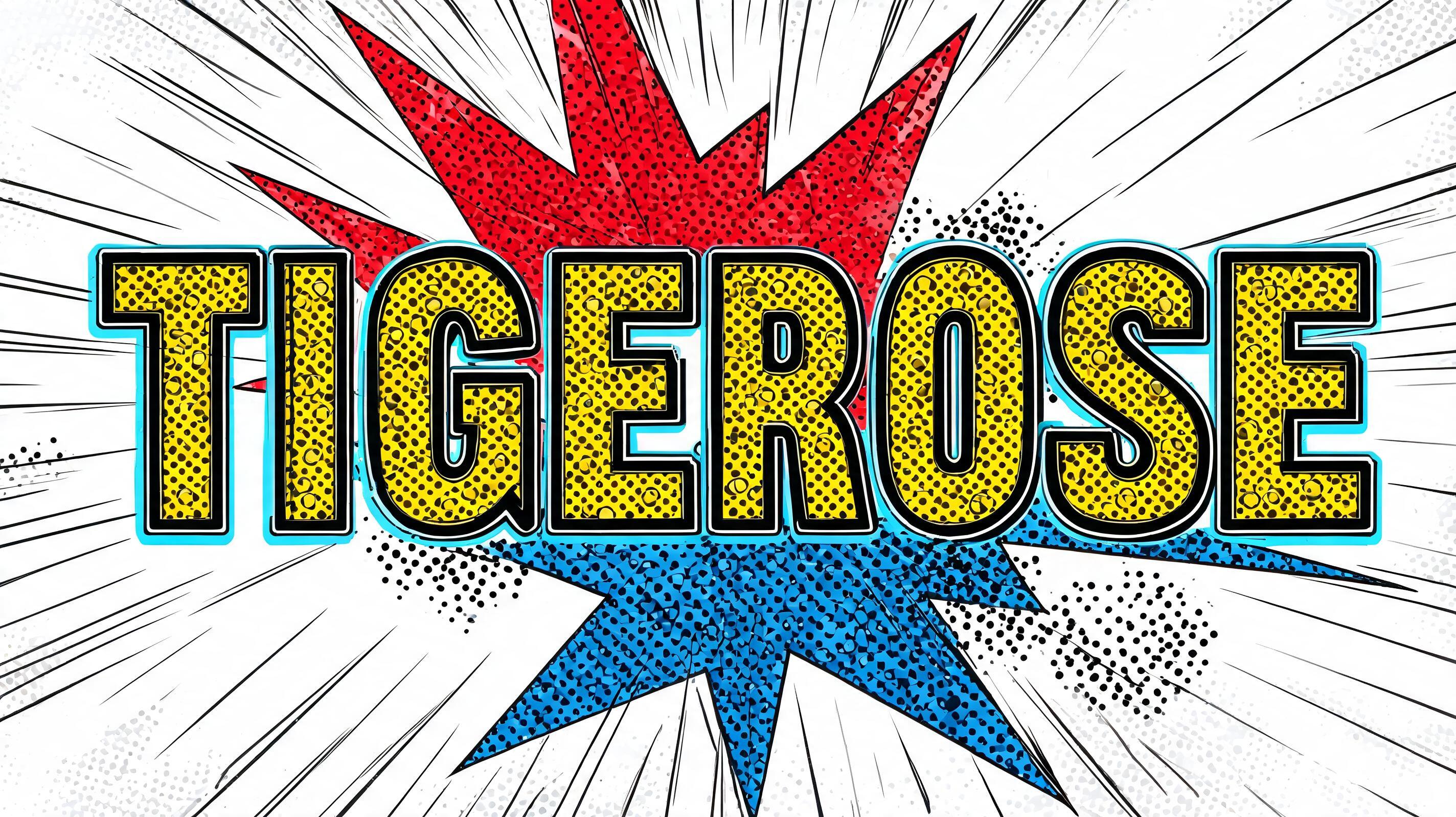 "TIGEROSE" — Comic Book | AI Text Effect Generator