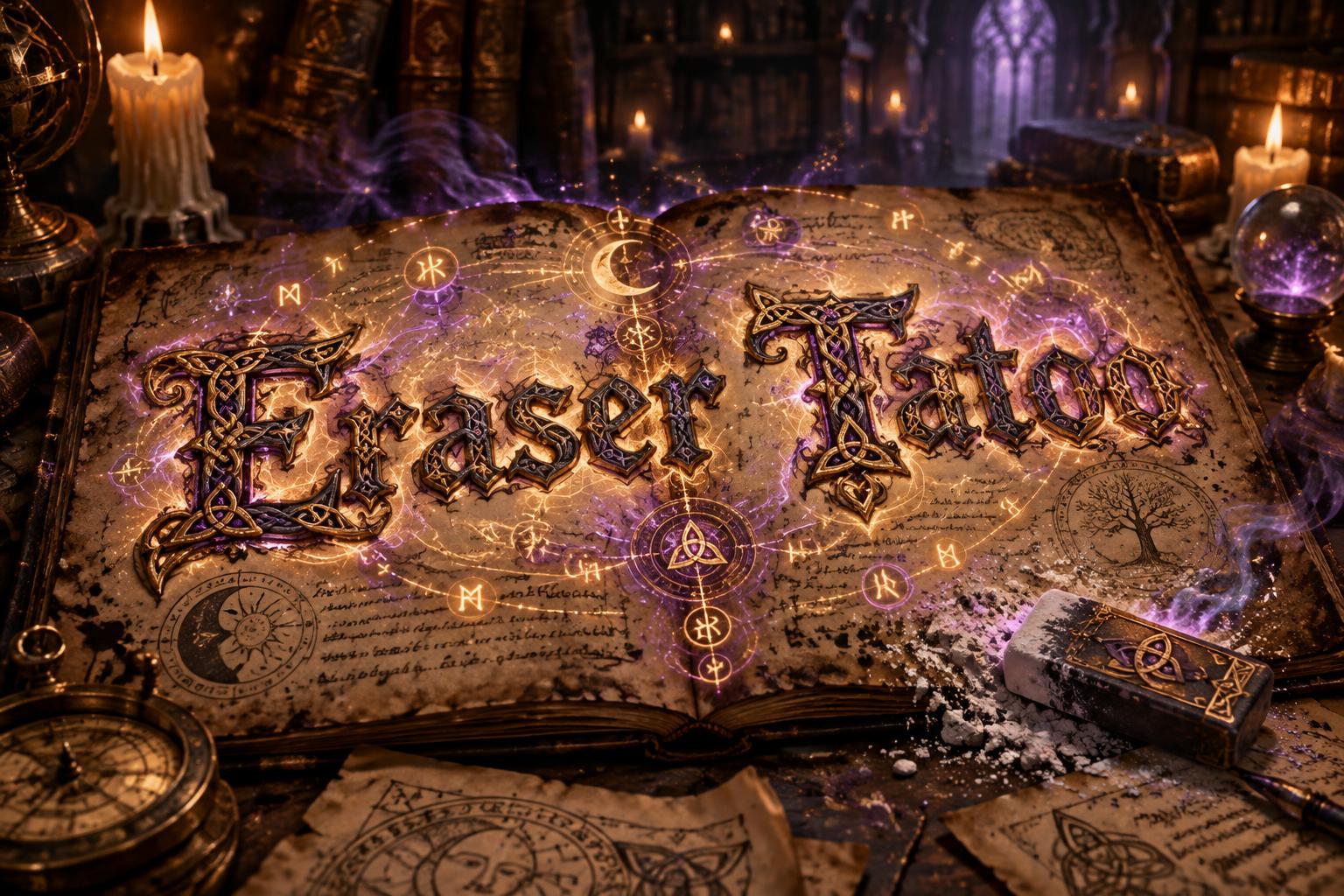 "Eraser Tatoo" — Magic Fantasy text effect