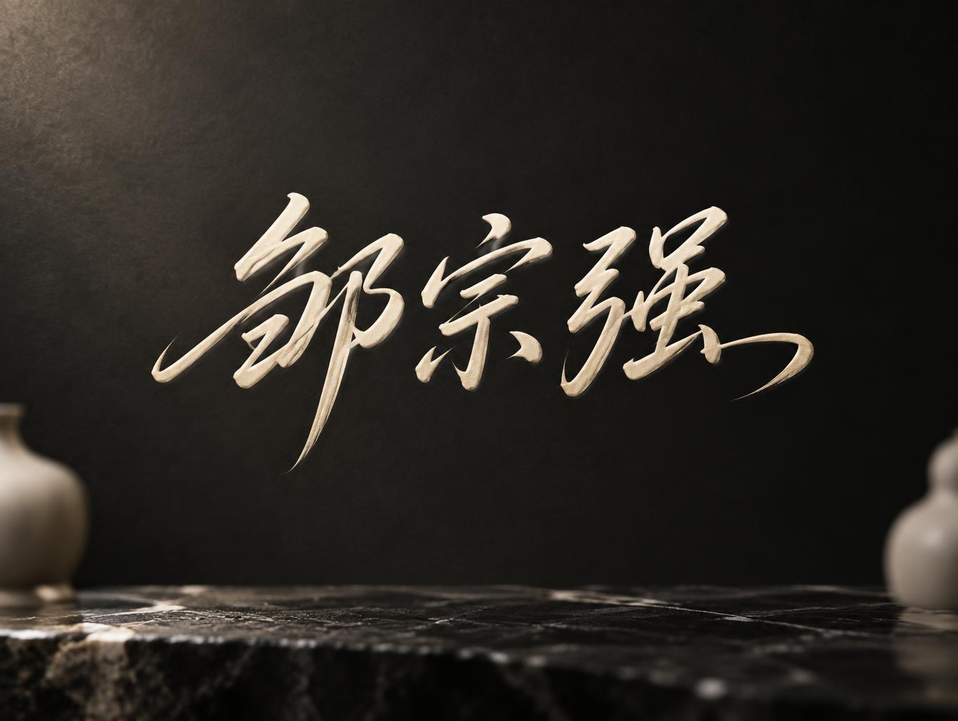 "邹宗强" —  | AI Text Effect Generator