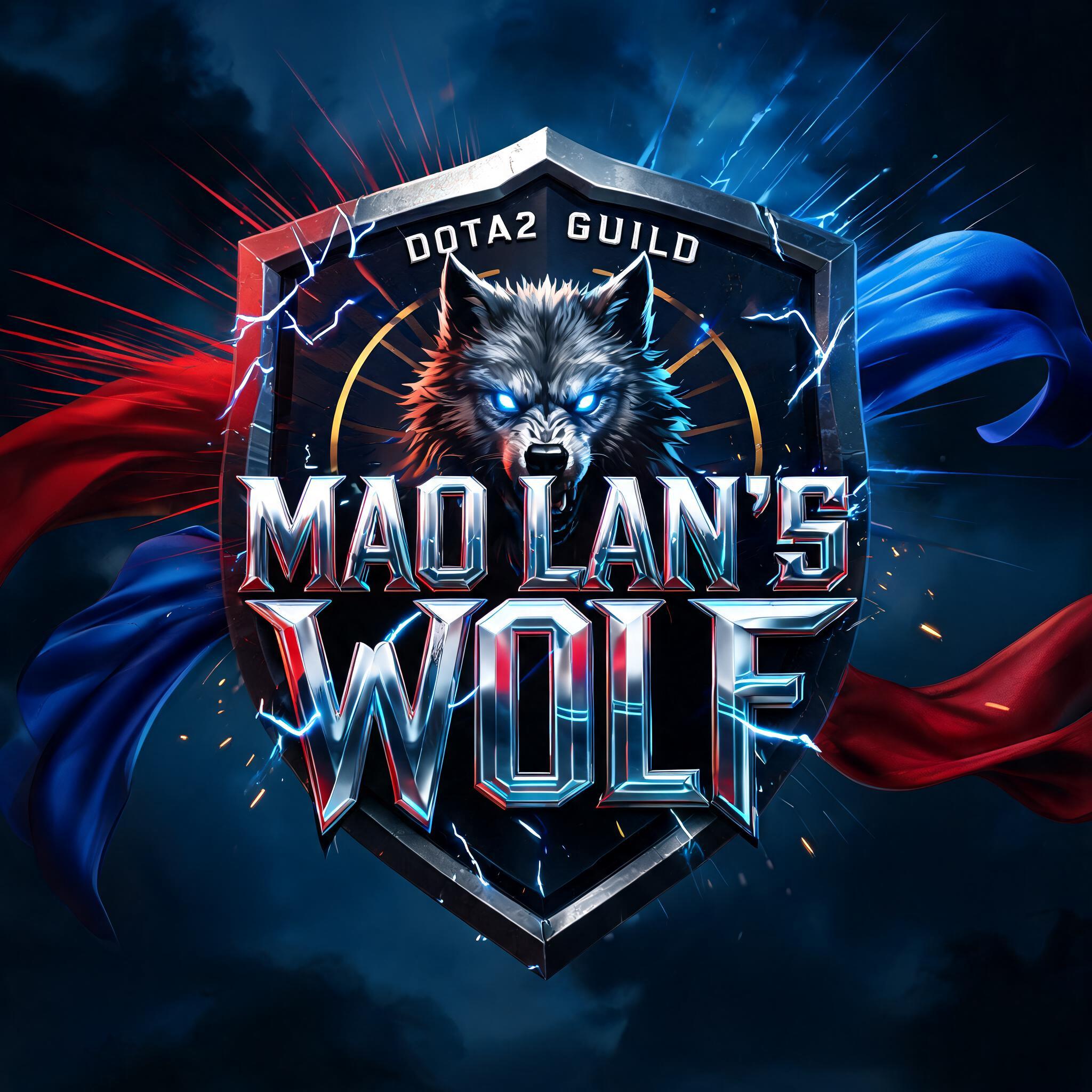 "MAO LAN`S
WOLF
DOTA2 GUILD" — Superhero text effect