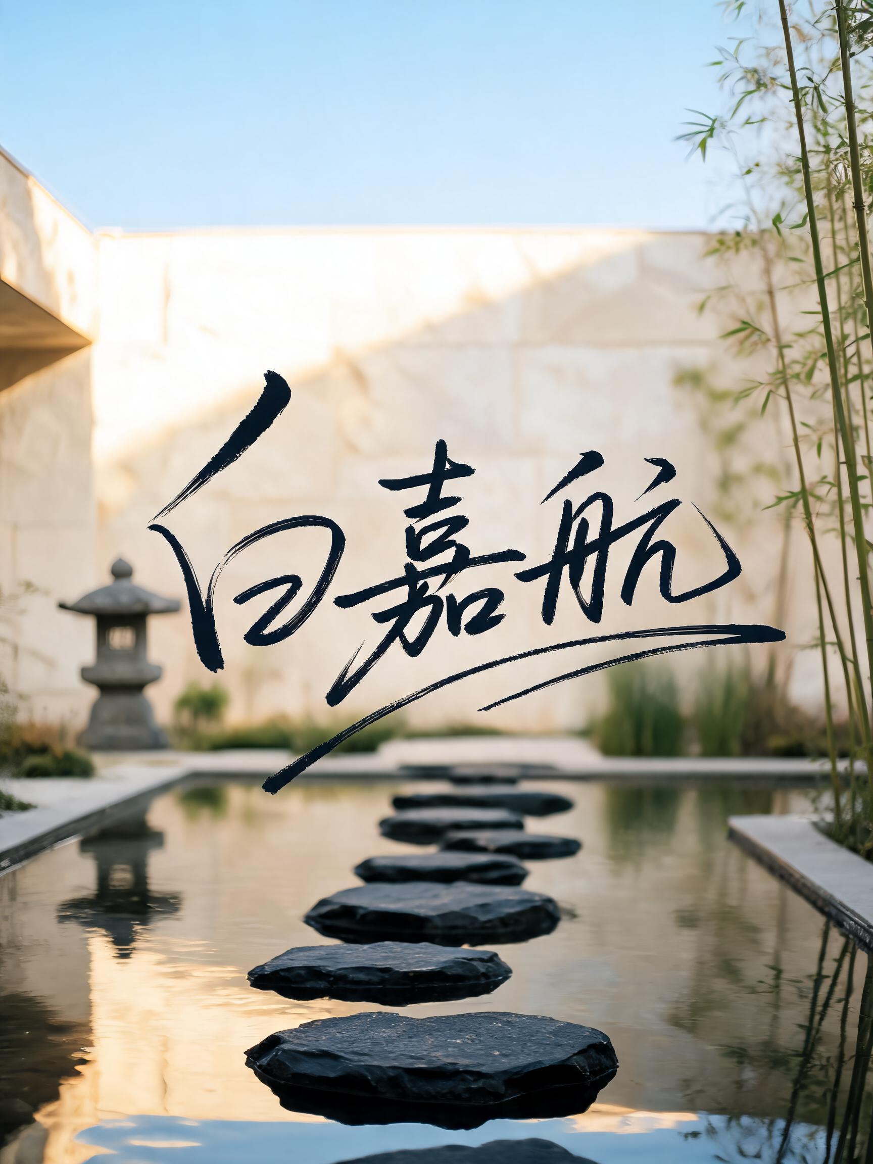 "白嘉航" —  | AI Text Effect Generator