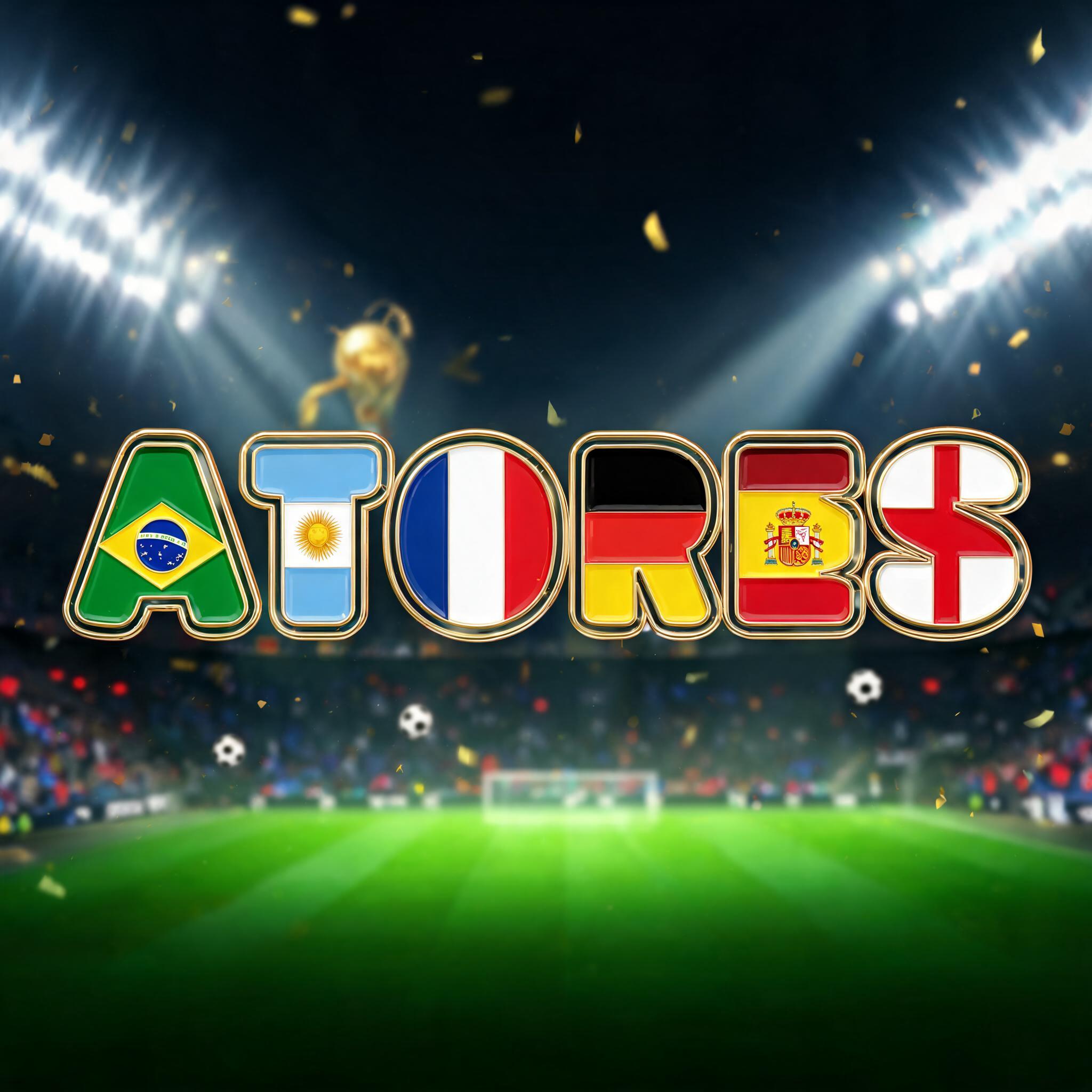"Atores" — Sports Football | AI Text Effect Generator
