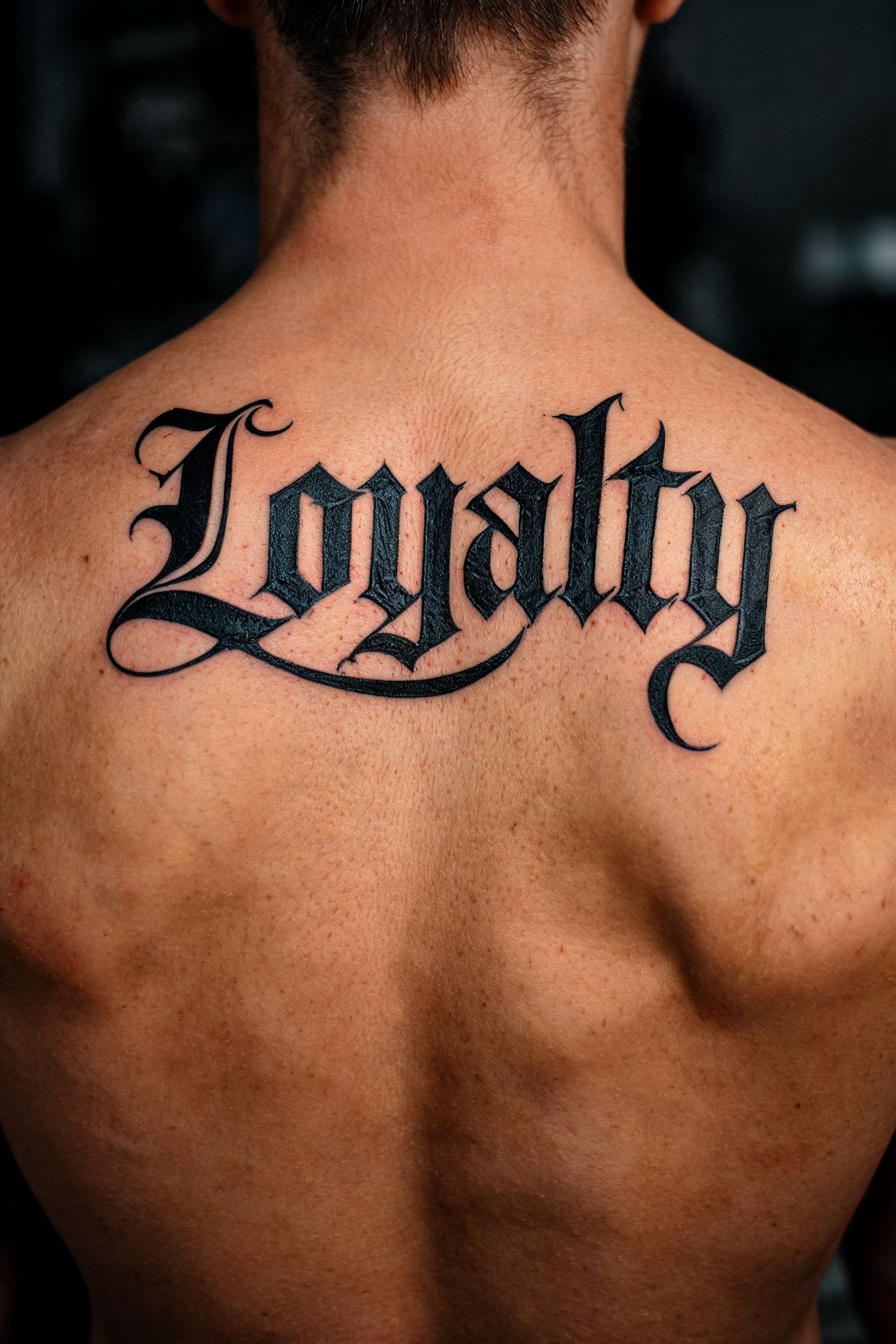 "Loyalty" — Tattoo | AI Text Effect Generator