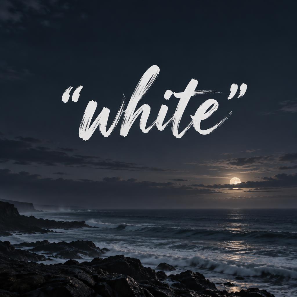 "white" —  | AI Text Effect Generator
