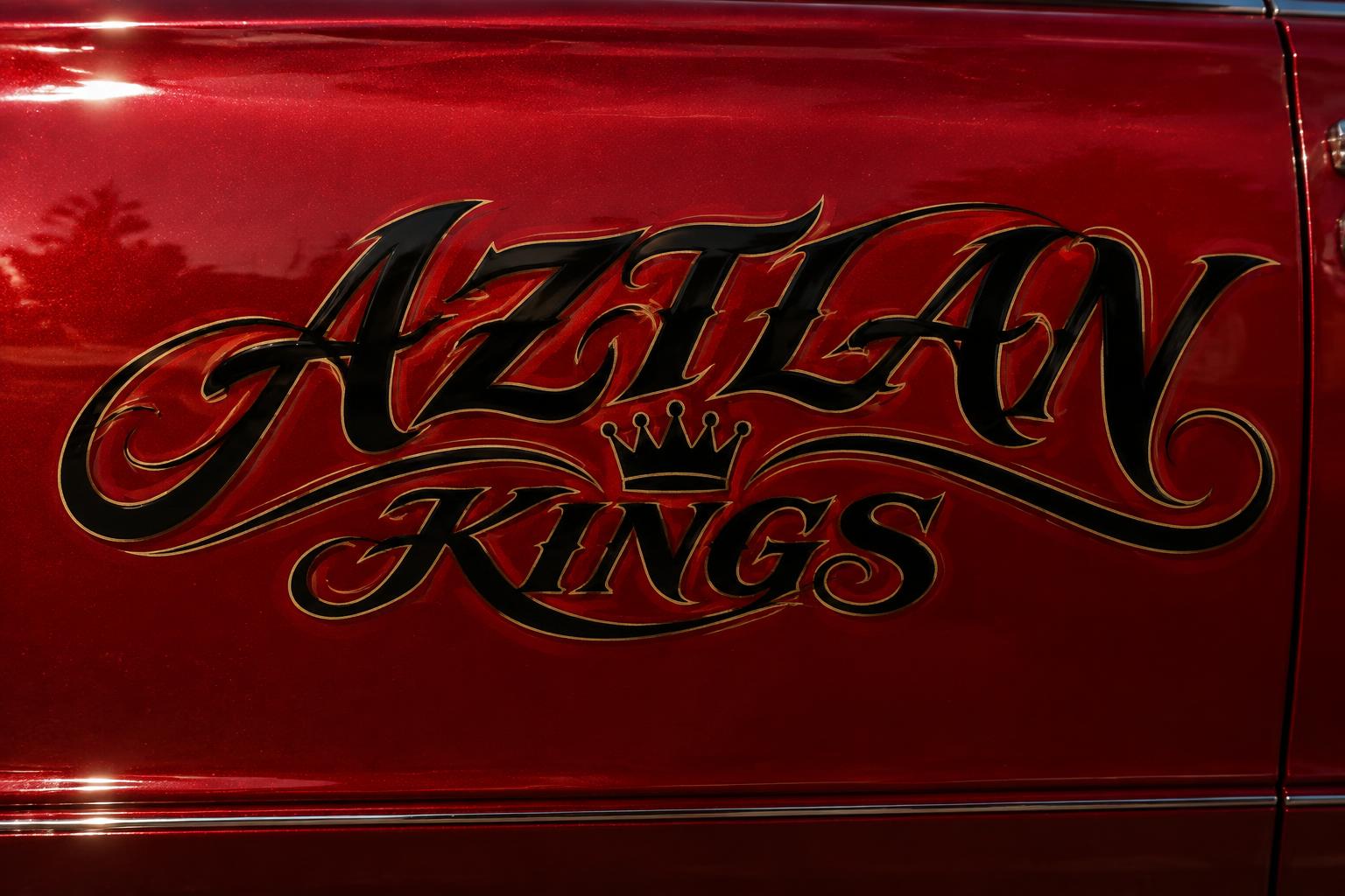 "AZTLAN
KINGS" — Chicano | AI Text Effect Generator