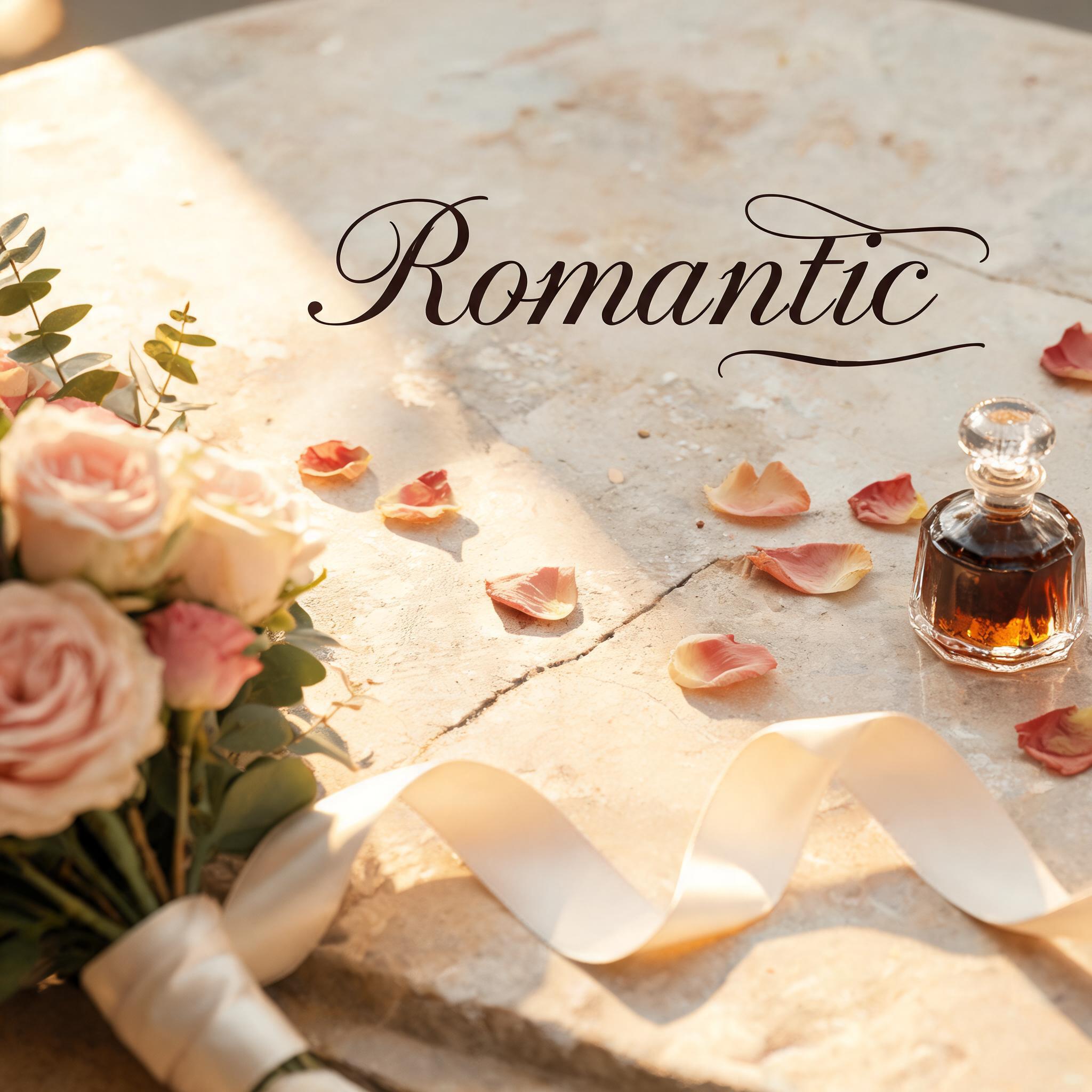 "Romantic" —  | AI Text Effect Generator