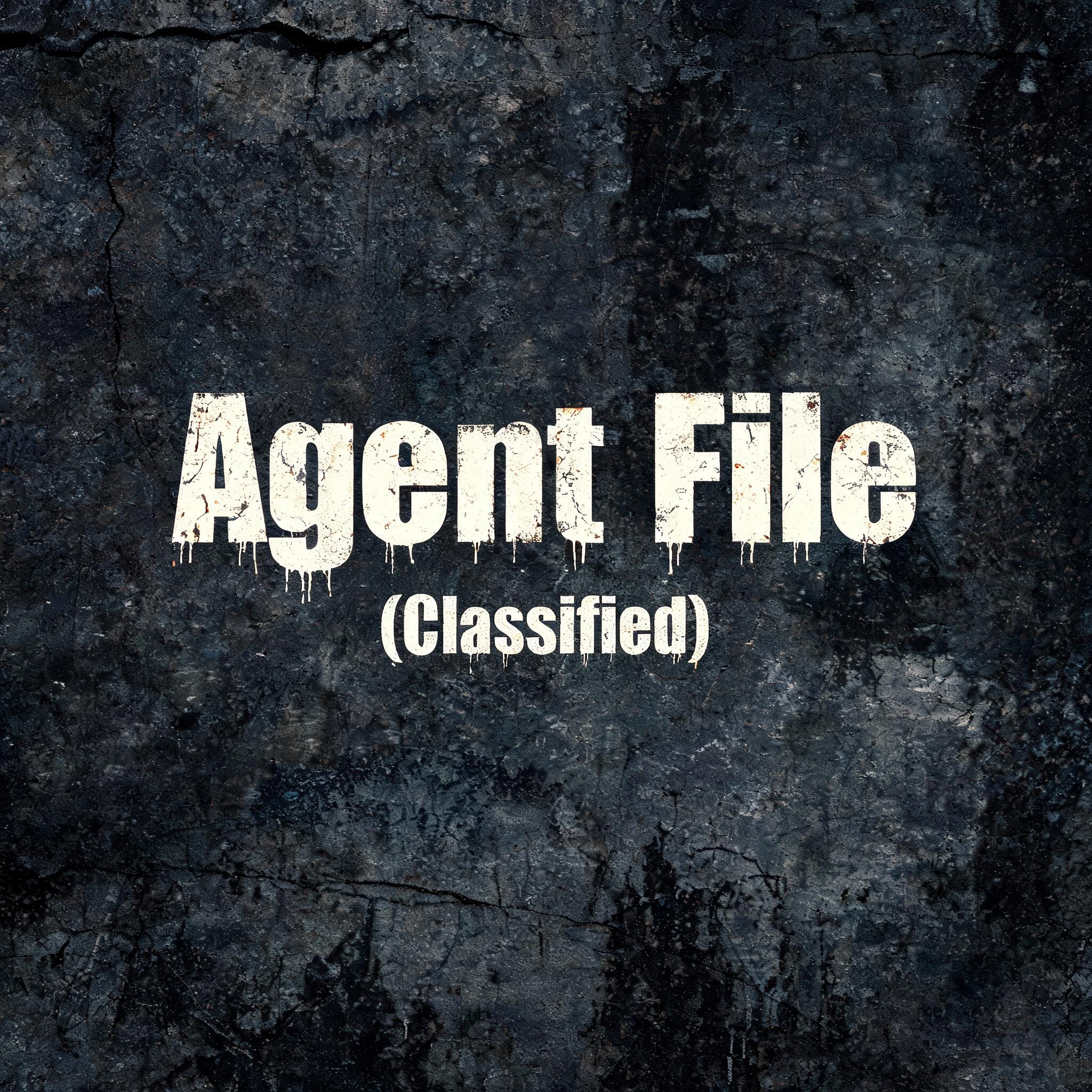 "Agent File (Classified)" — Vintage | AI Text Effect Generator