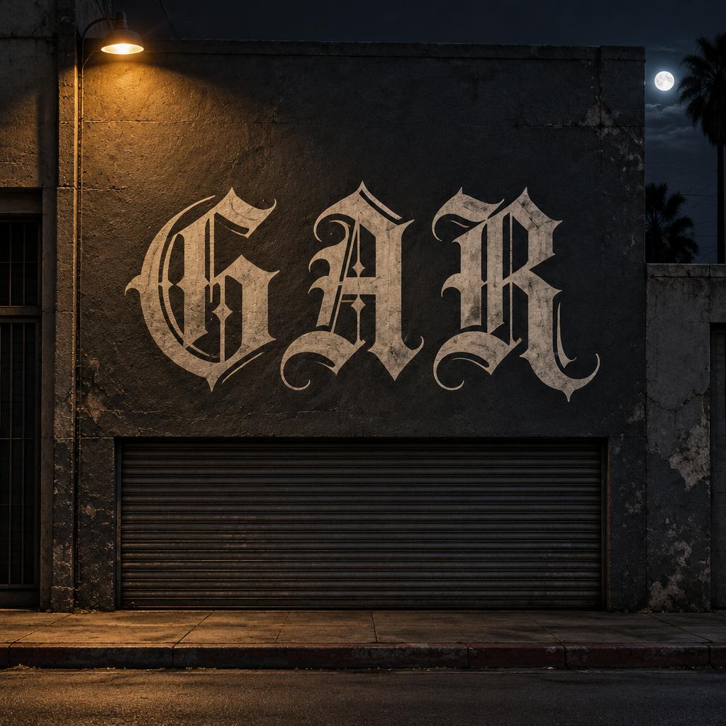 "GAR" —  | AI Text Effect Generator