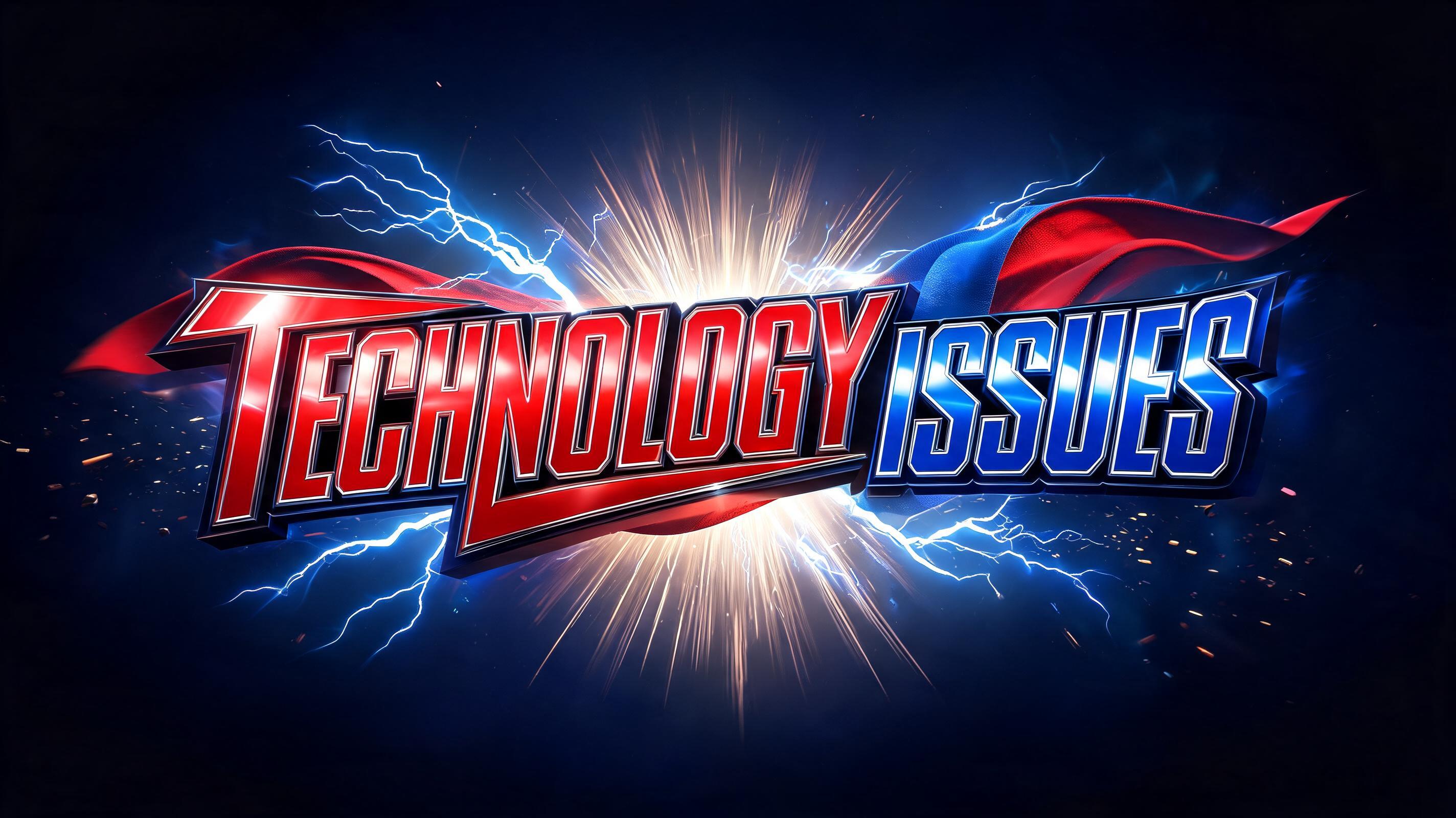 "Technology Issues" — Superhero | AI Text Effect Generator