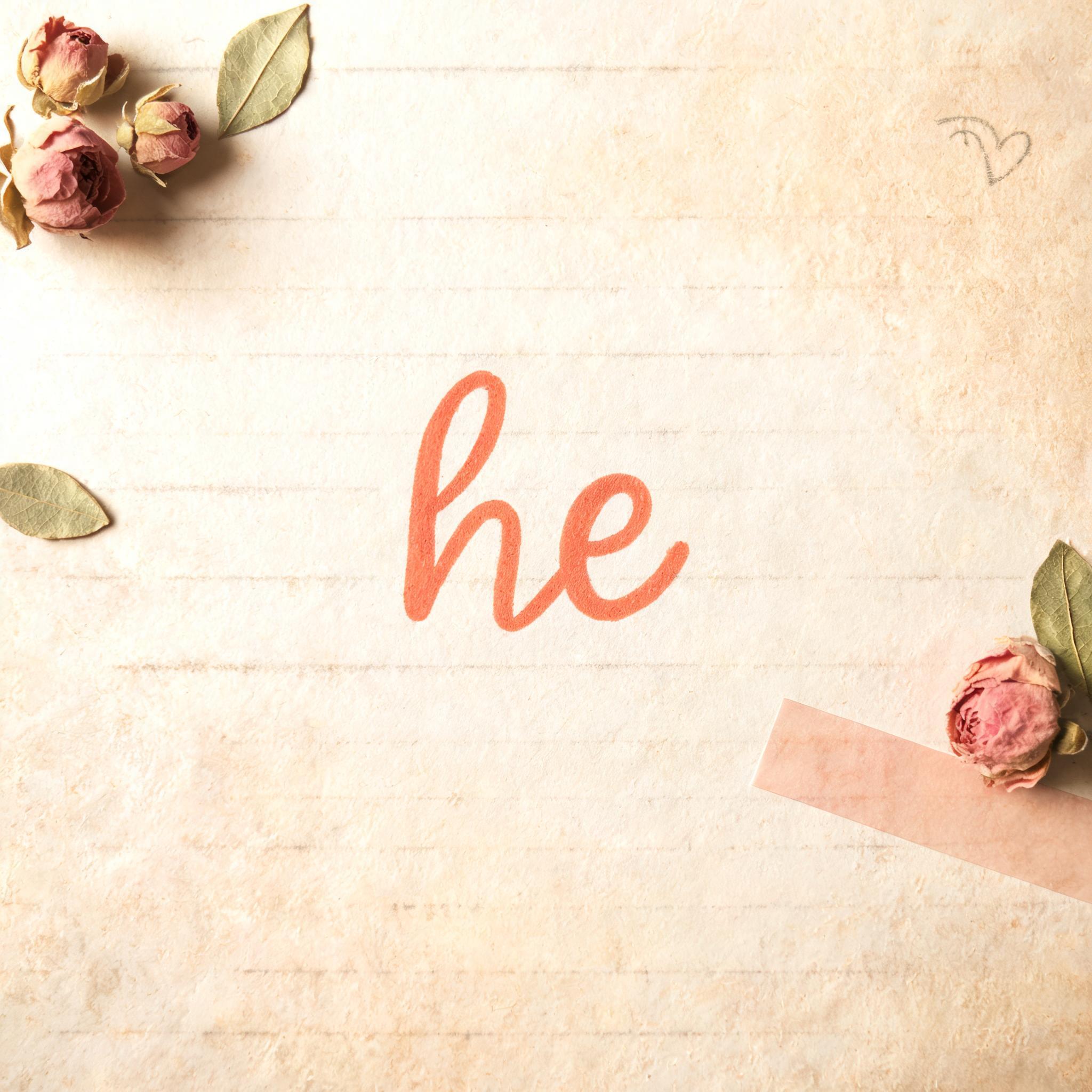 "he" —  | AI Text Effect Generator