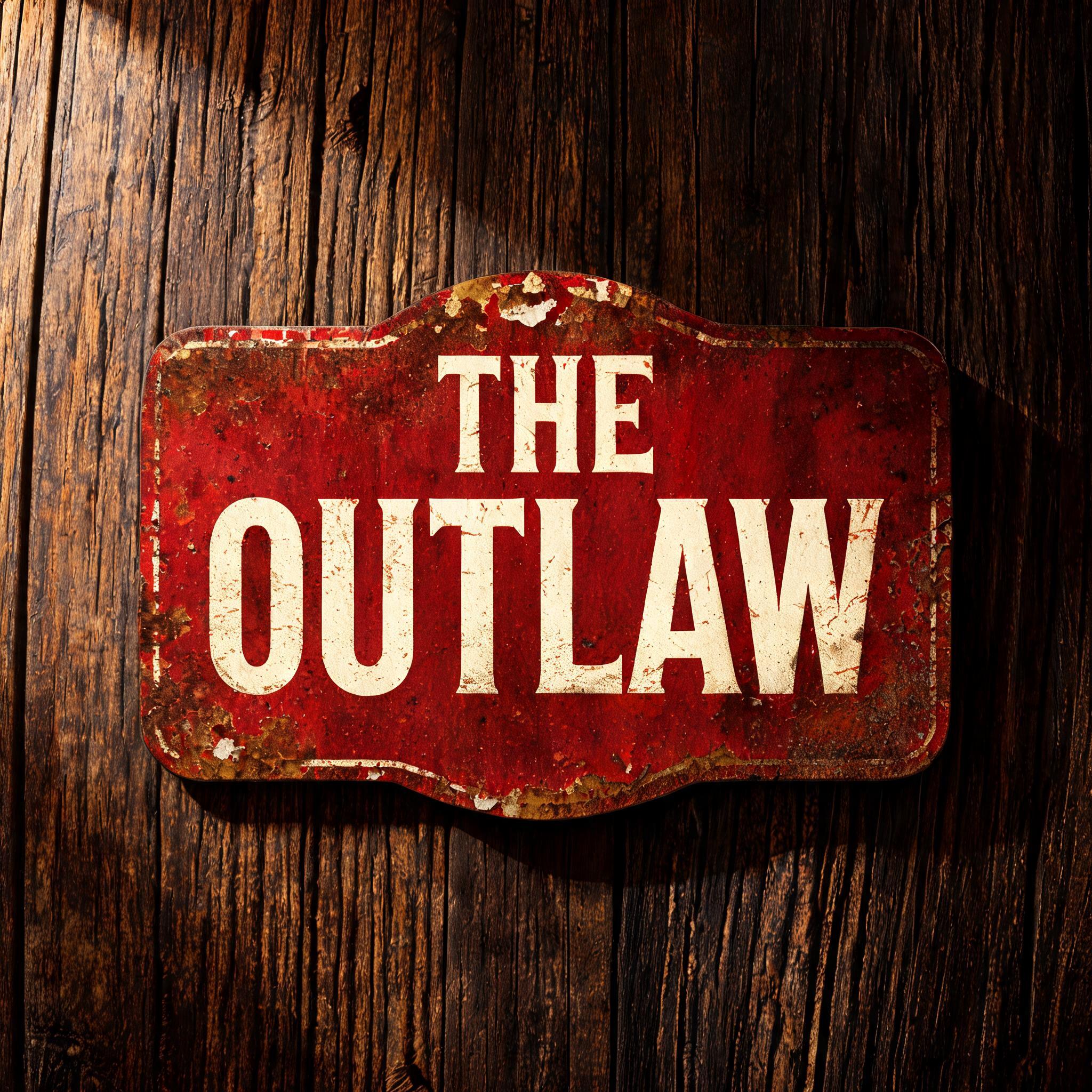 "THE OUTLAW" — Vintage | AI Text Effect Generator