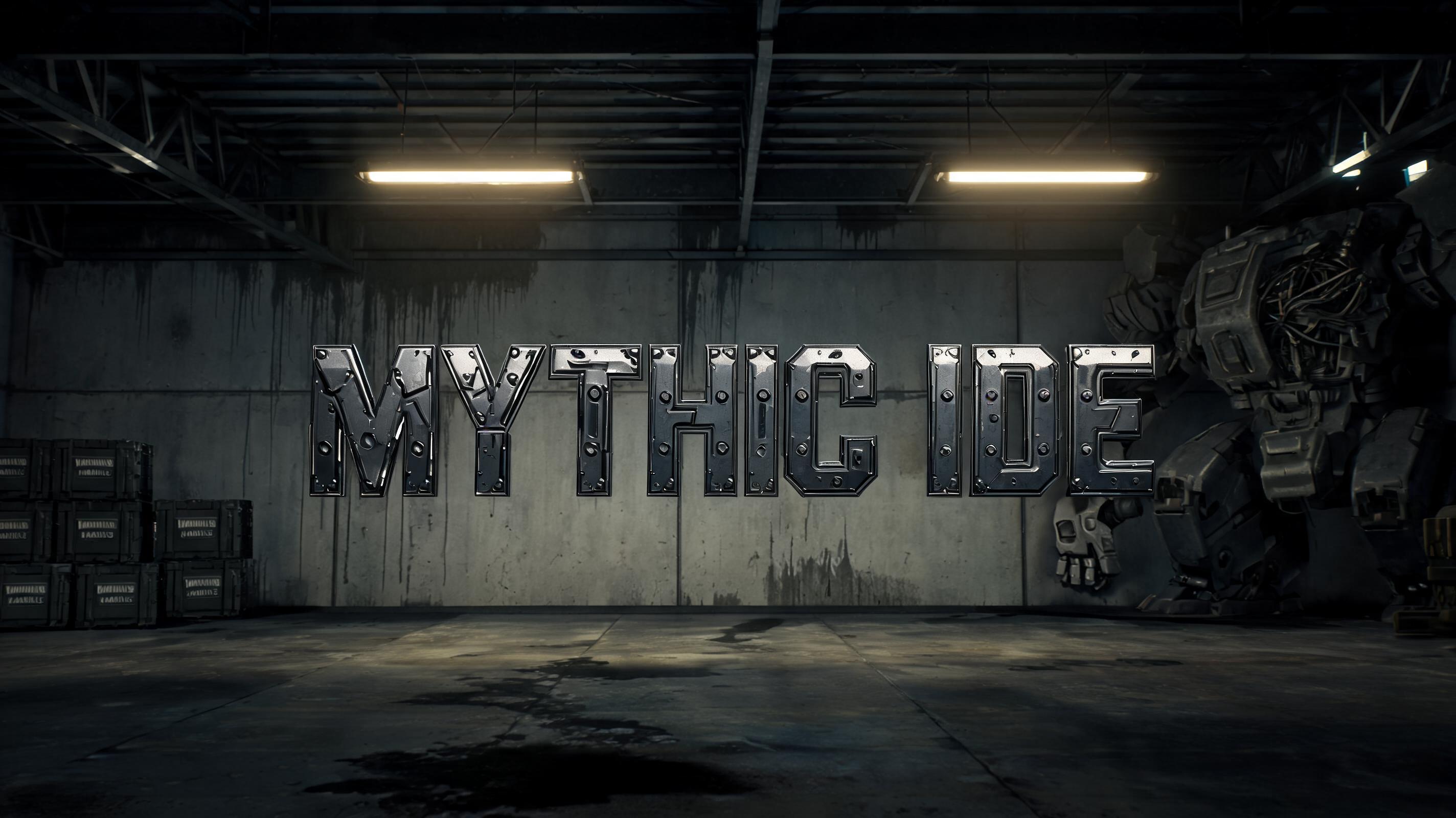 "MYTHIC IDE" —  | AI Text Effect Generator