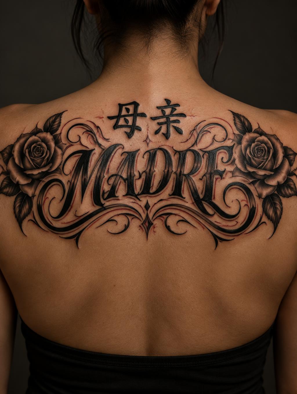 "MADRE
母亲" — Chicano | AI Text Effect Generator
