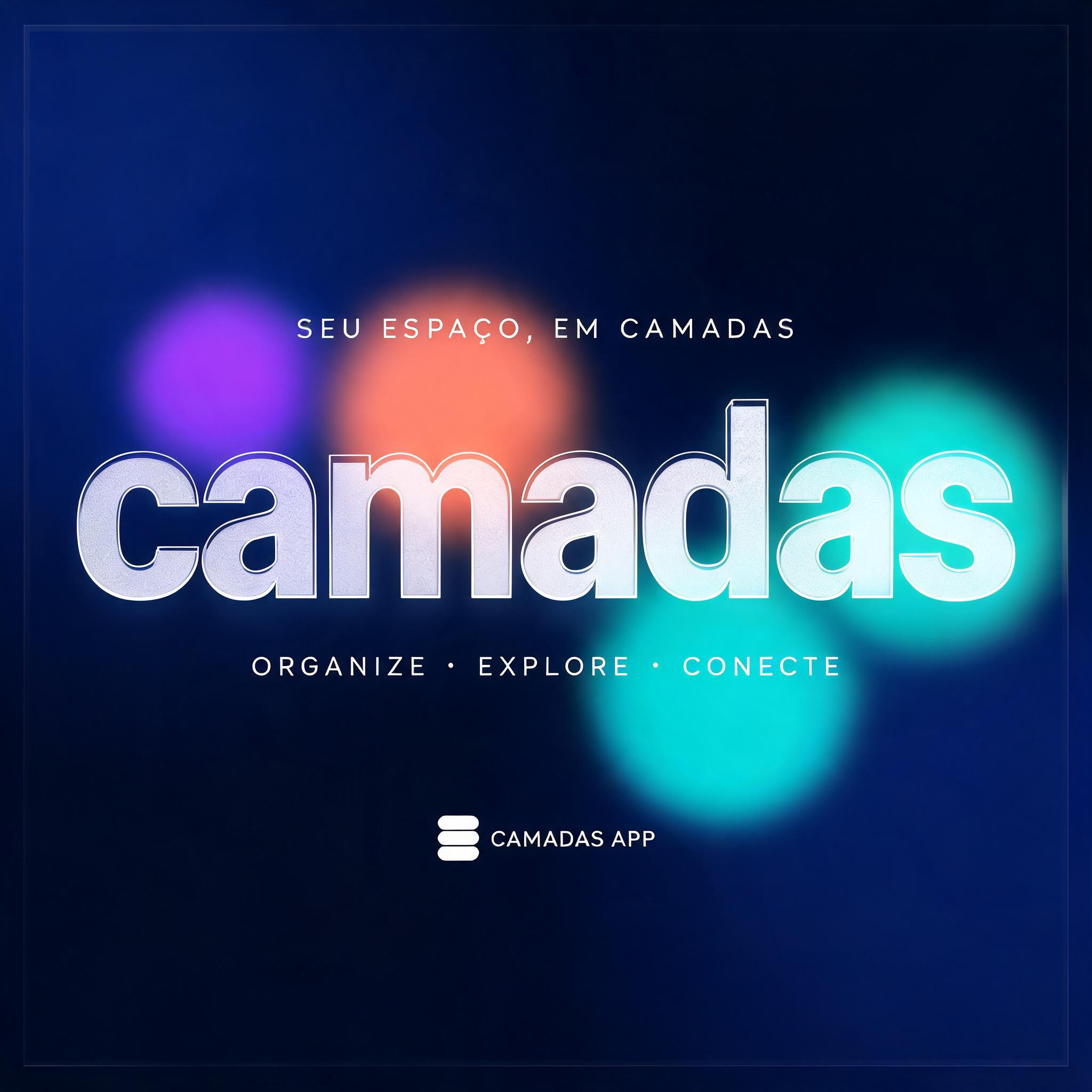 "Me faz um efeito glassmorphism que diga «Camadas» pra um app" — Glass Morphism | AI Text Effect Generator