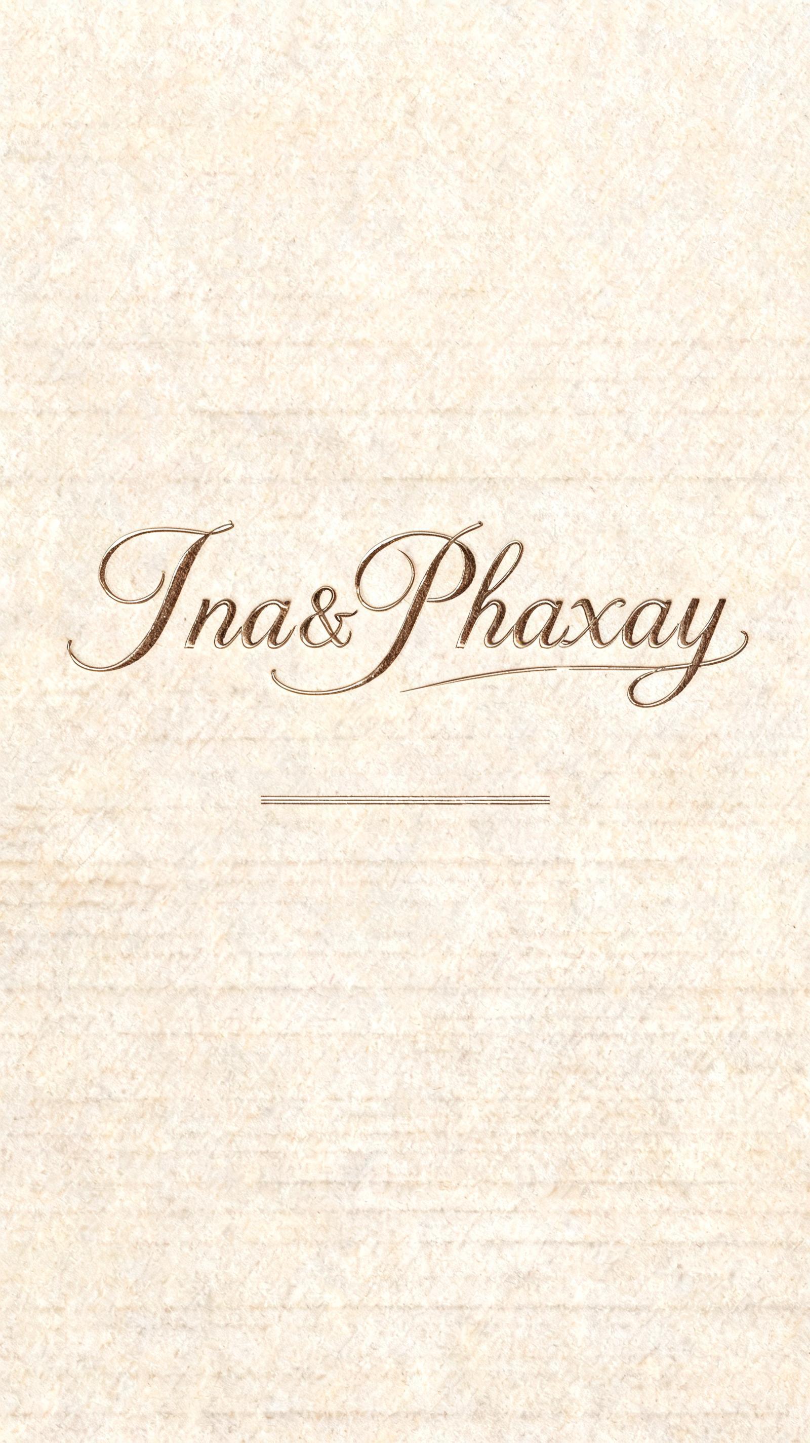 "Ina&Phaxay" — Emboss | AI Text Effect Generator