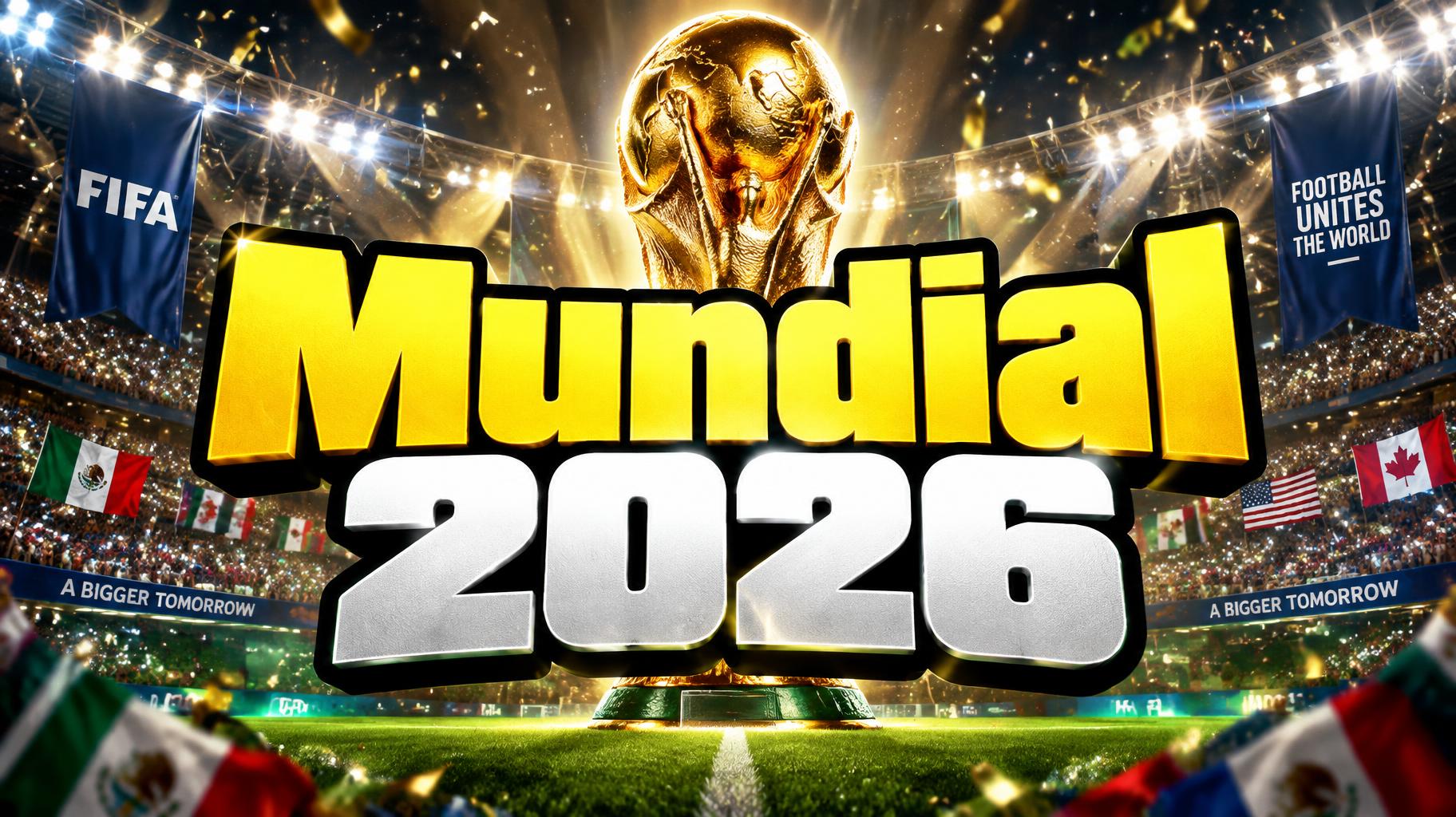 "Mundial 2026" — Sports Football | AI Text Effect Generator