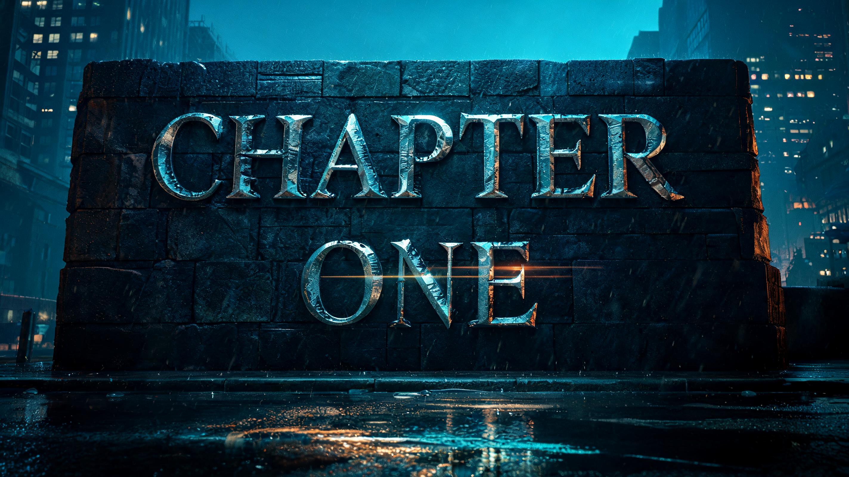 "CHAPTER ONE" — Cinematic Netflix | AI Text Effect Generator