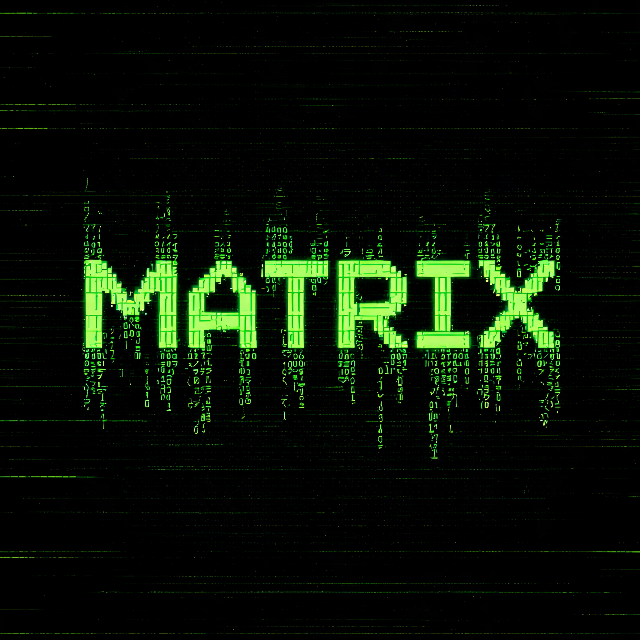 "MATRIX" — Cyberpunk Data Stream | AI Text Effect Generator