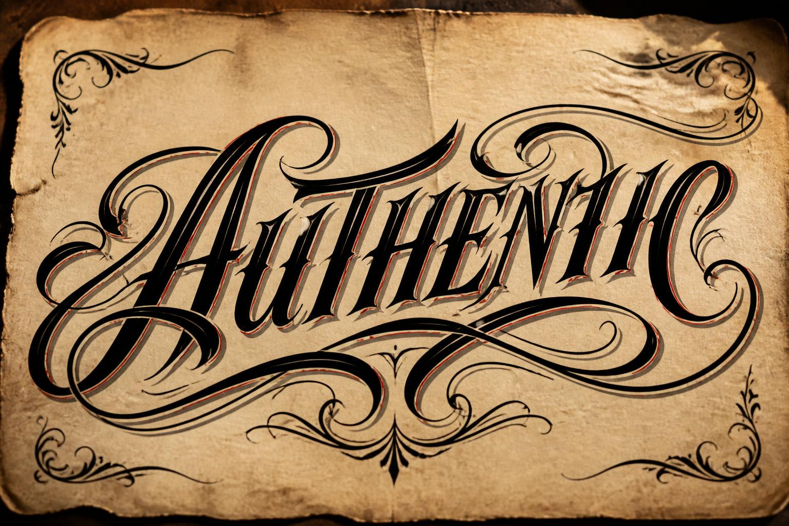 "AUTHENTIC" — Chicano | AI Text Effect Generator