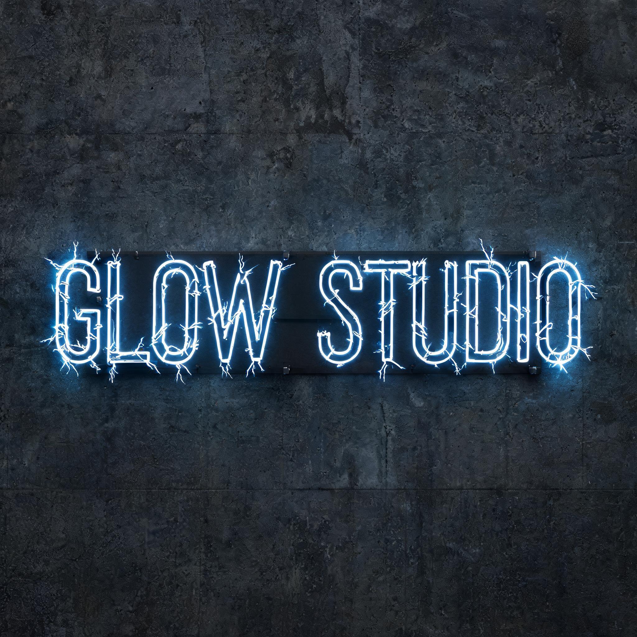 "GLOW STUDIO" — Neon Sign | AI Text Effect Generator