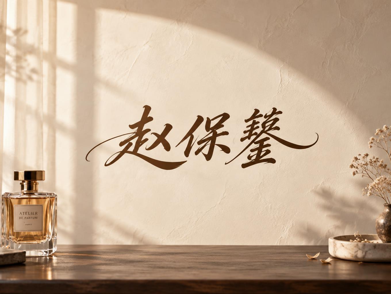"赵保鋆" —  | AI Text Effect Generator