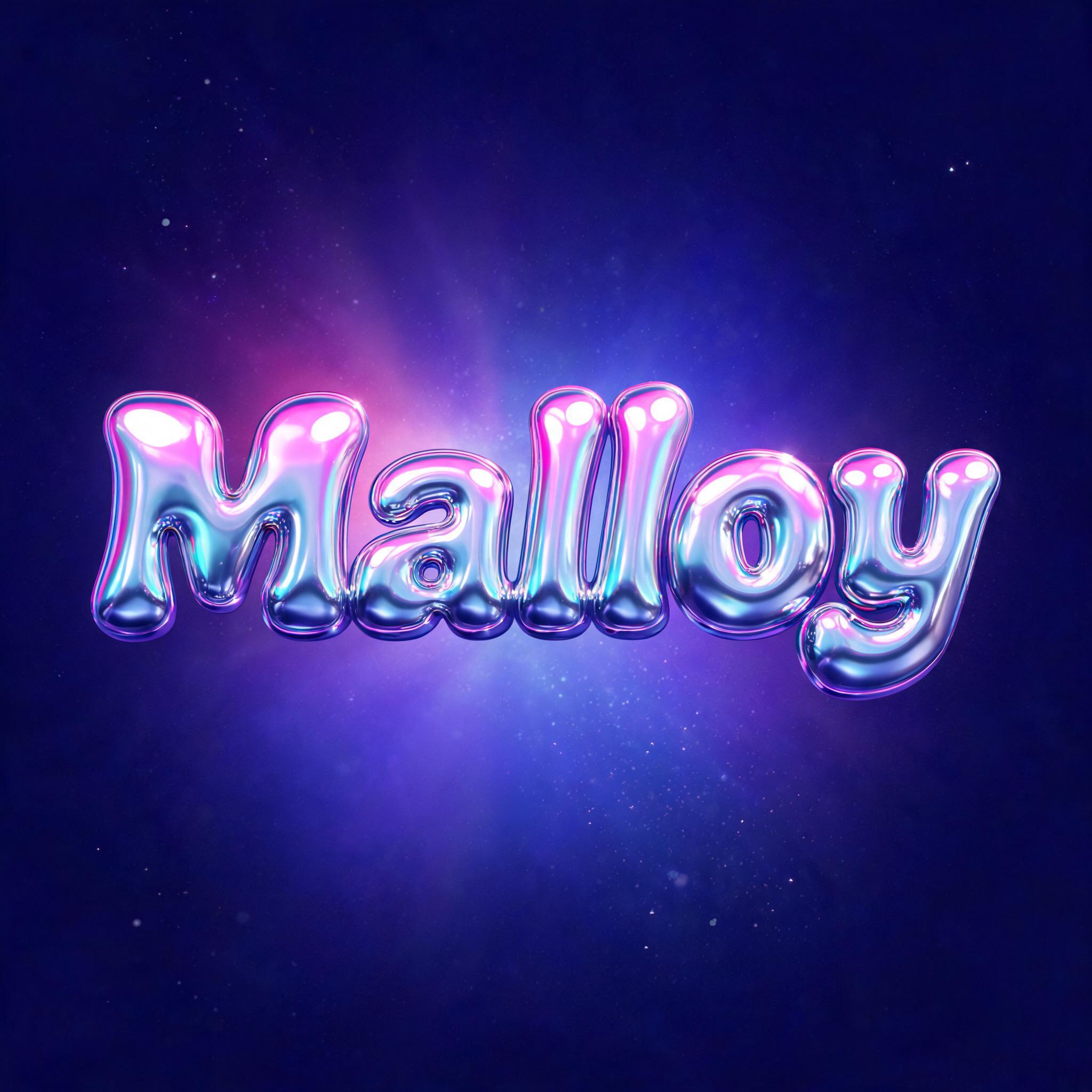 "Malloy" — Y2k | AI Text Effect Generator