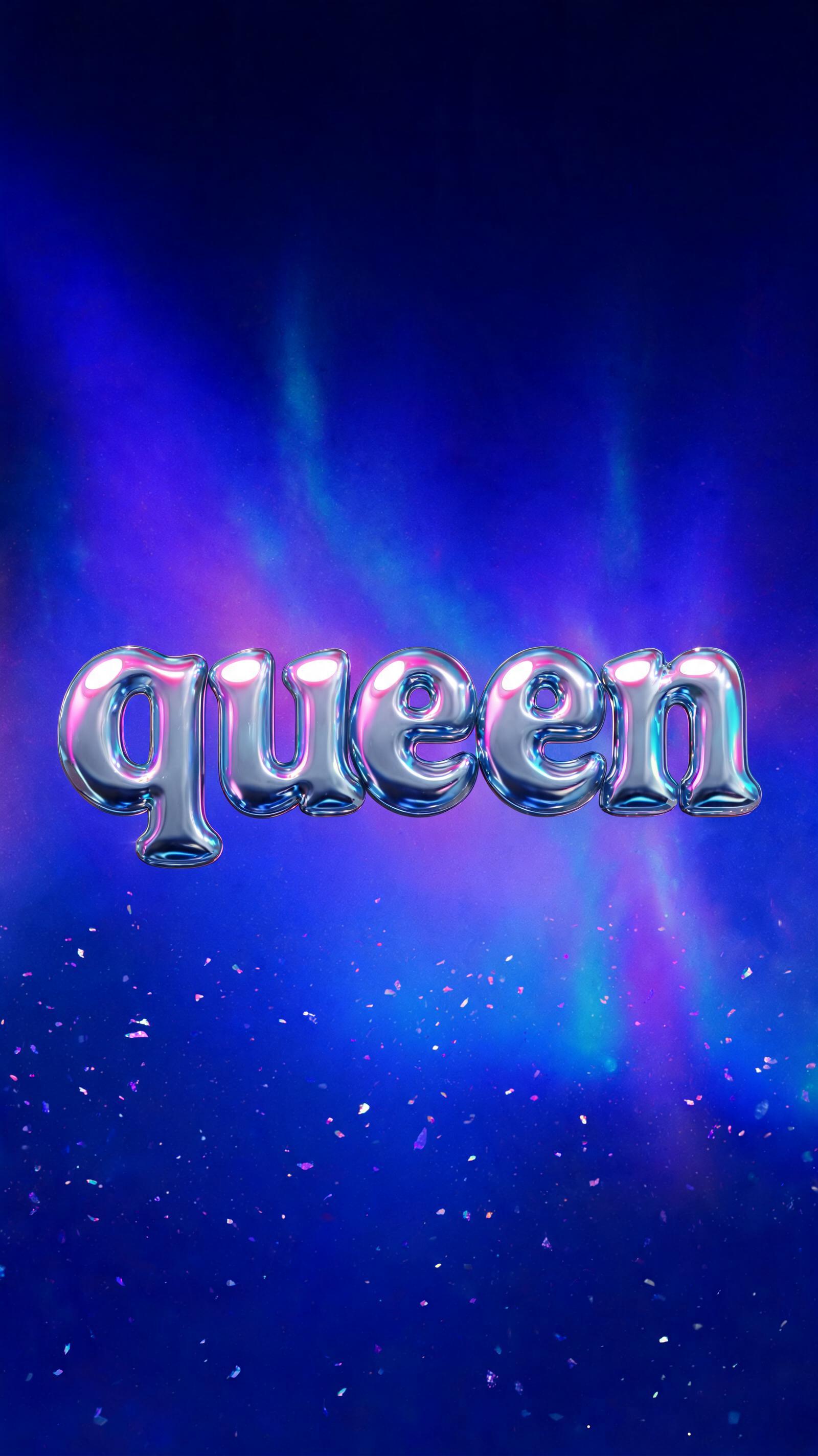 "queen" — Y2k | AI Text Effect Generator