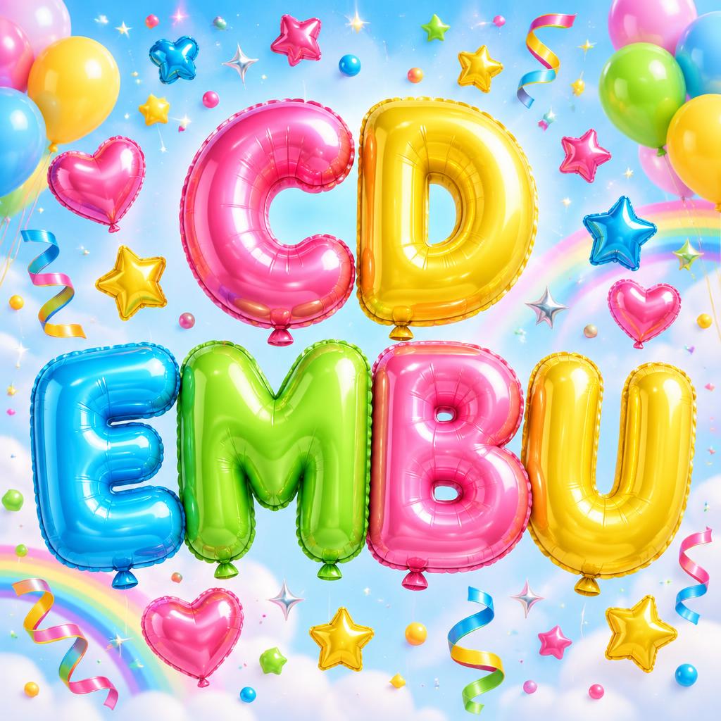 "CD EMBU" — Kids Gift text effect