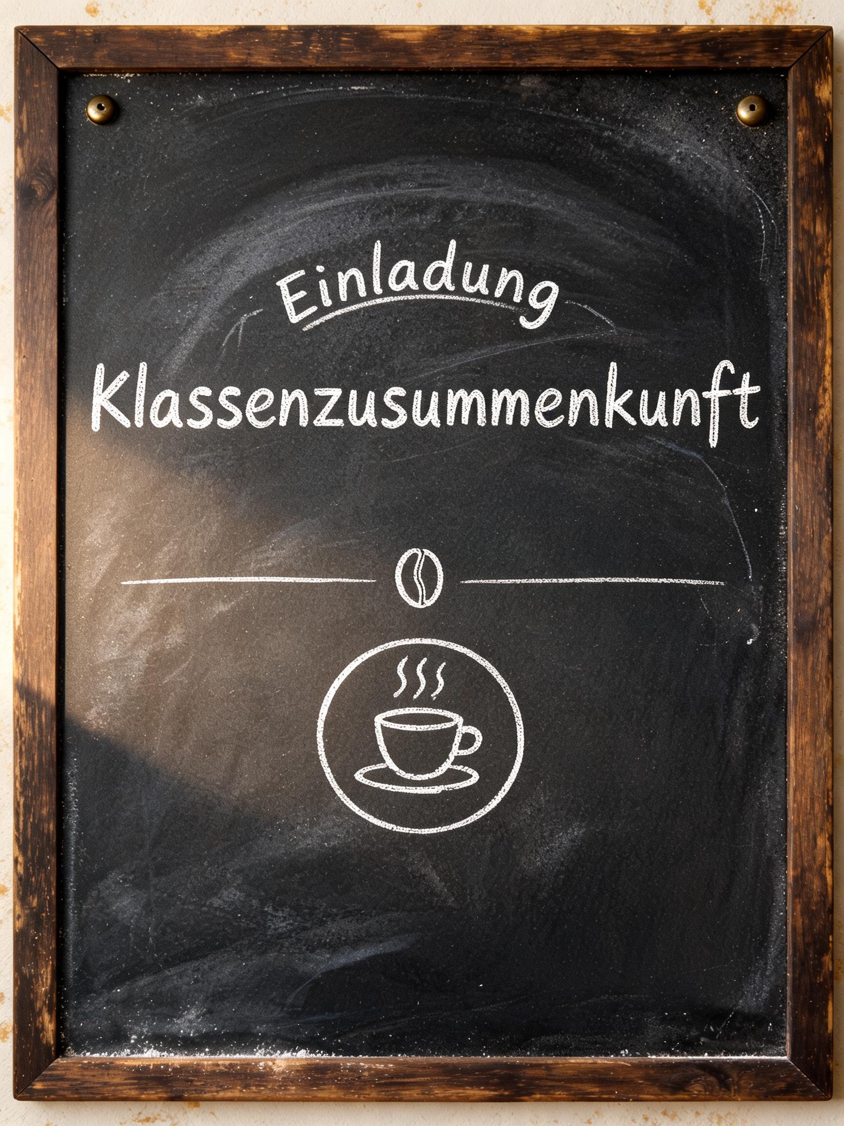 "Einladung
Klassenzusammenkunft" — Vintage | AI Text Effect Generator