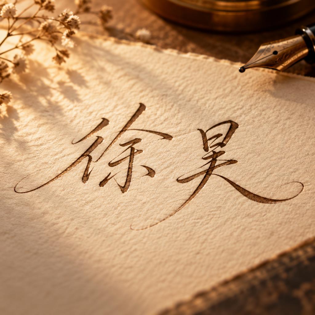 "徐昊" — Handwritten Script | AI Text Effect Generator