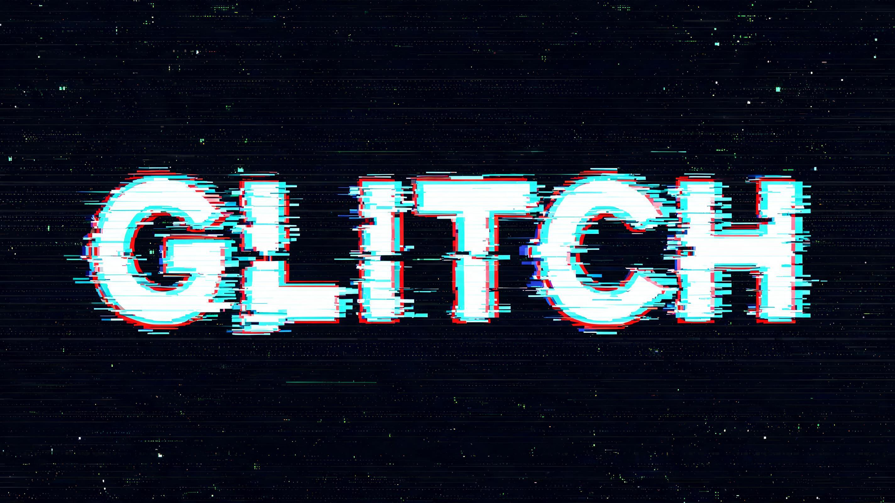 "GLITCH" — Glitch text effect