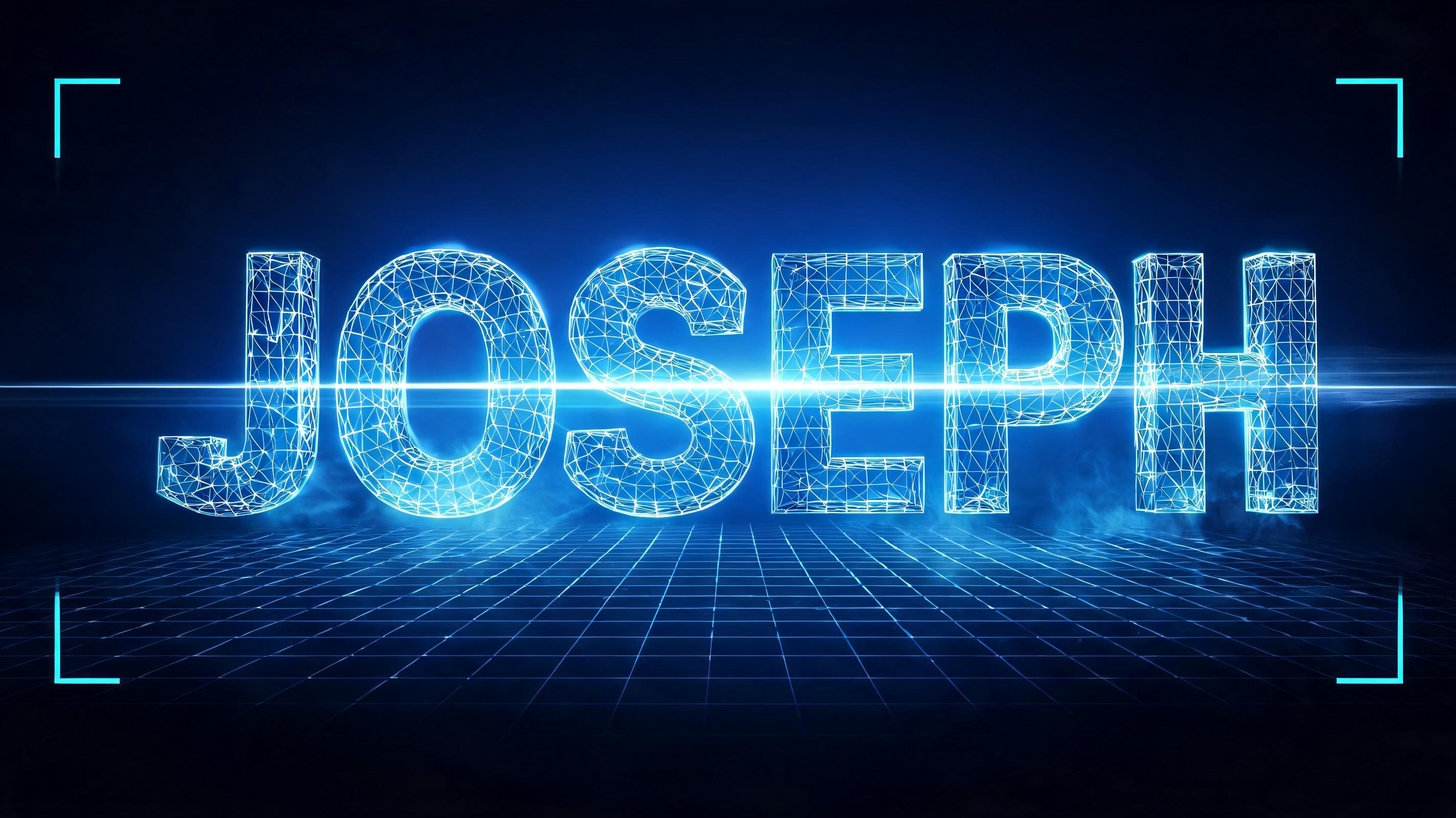 "JOSEPH" — Futuristic | AI Text Effect Generator