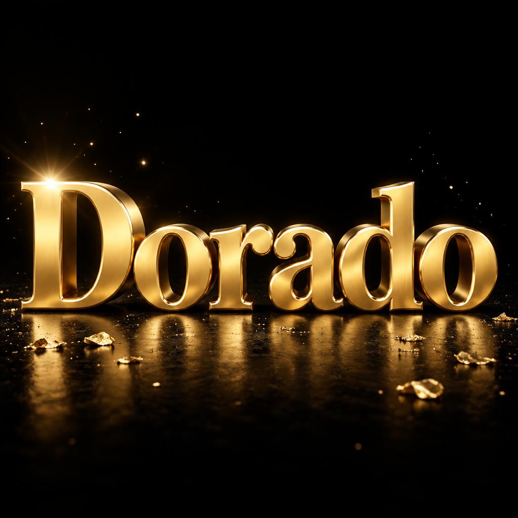 "Dorado" — Luxury Gold | AI Text Effect Generator
