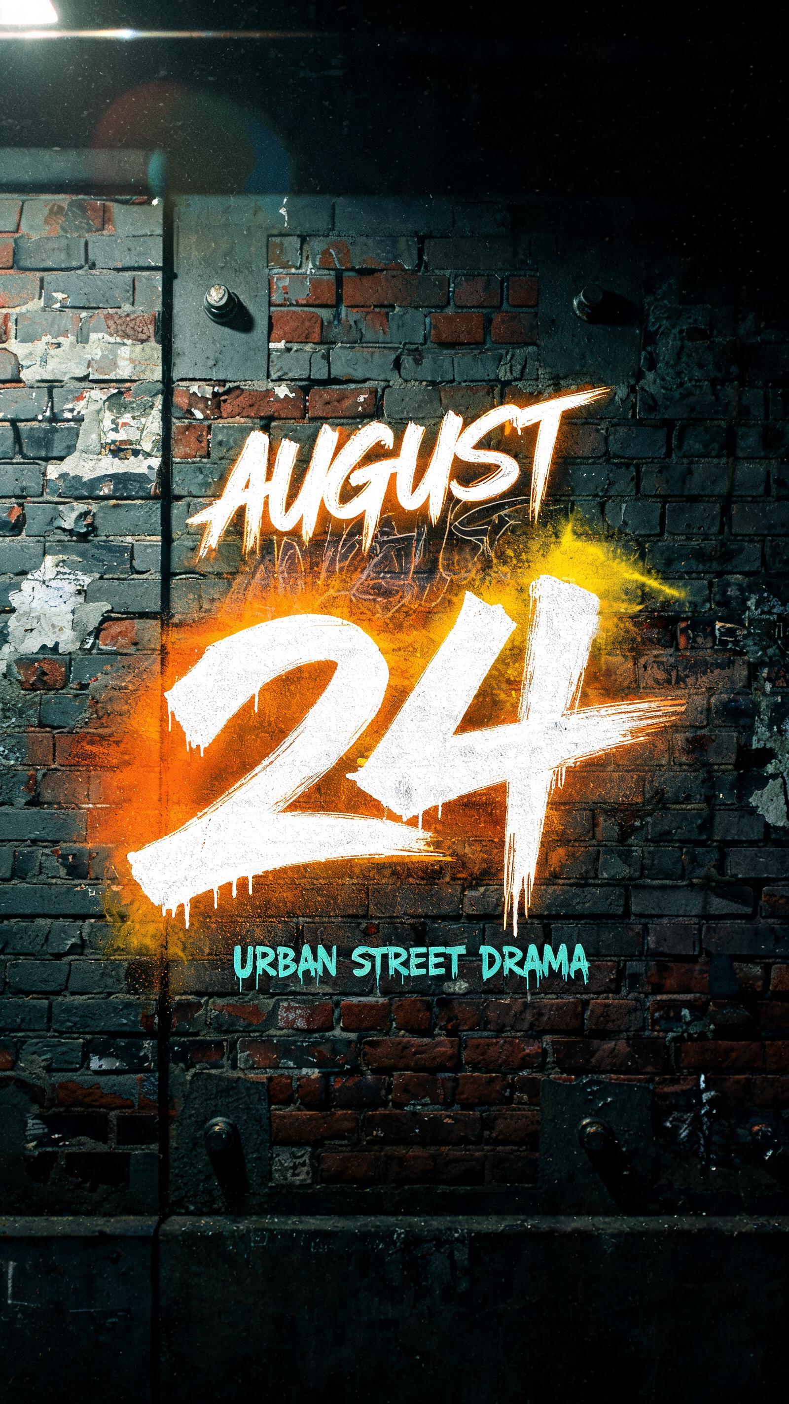 "AUGUST 24" — Cinematic | AI Text Effect Generator