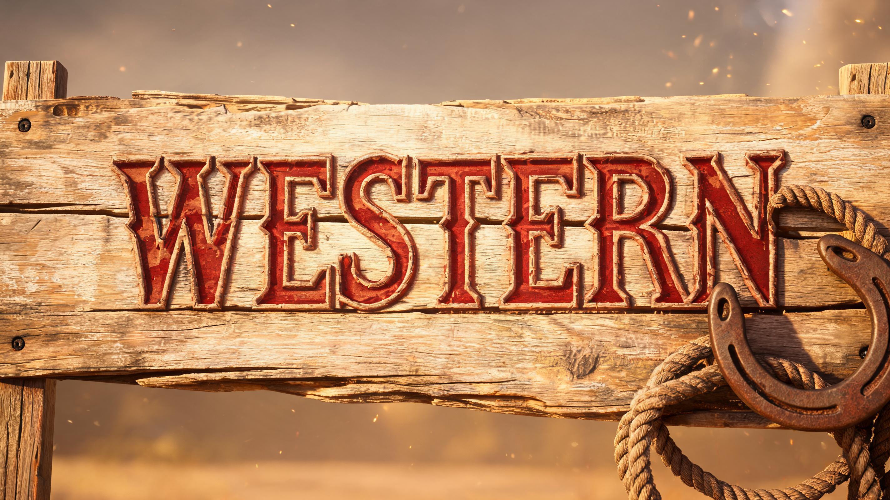 "WESTERN" — Western | AI Text Effect Generator