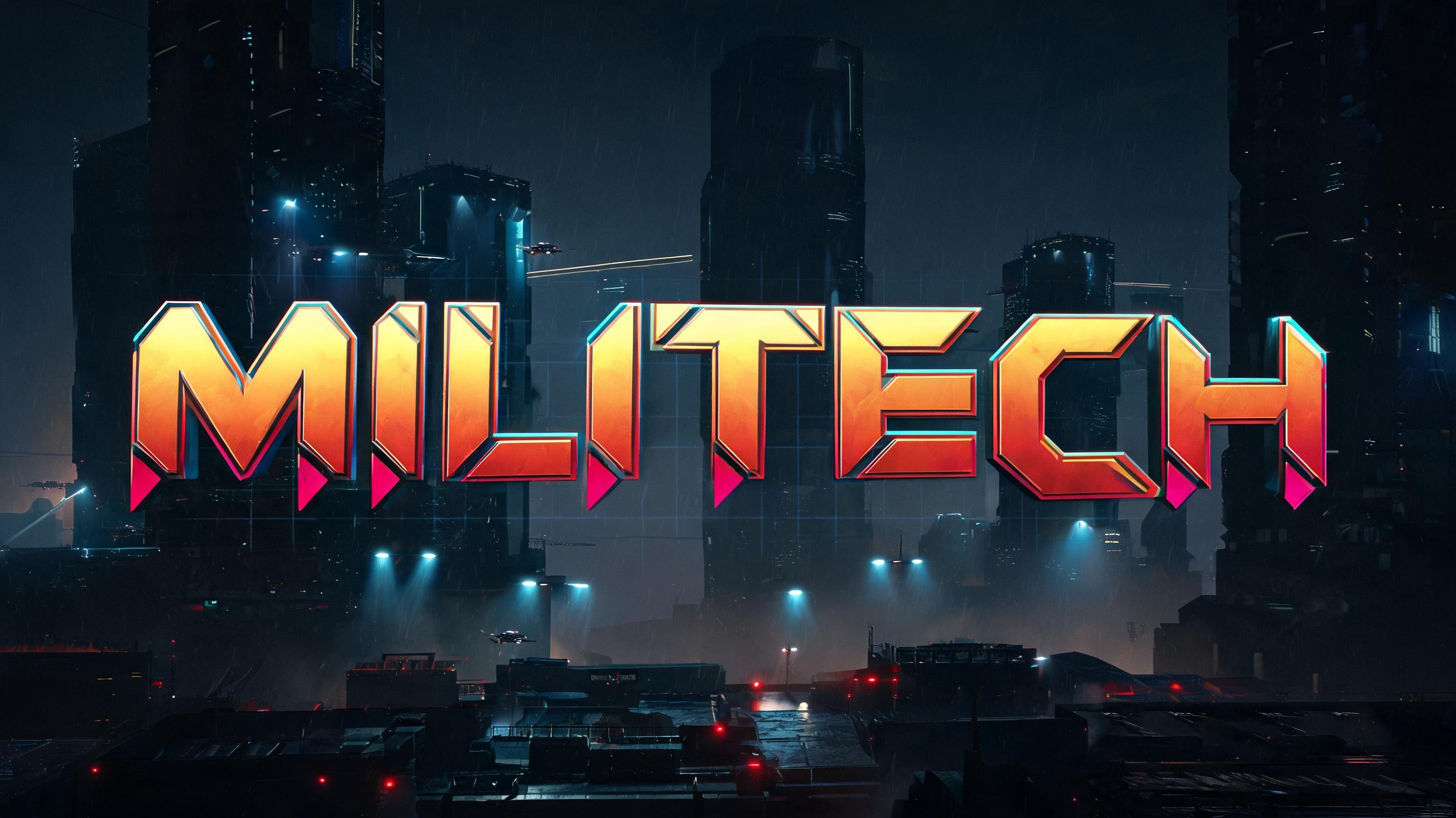 "MILITECH" — Cyberpunk 2077 | AI Text Effect Generator