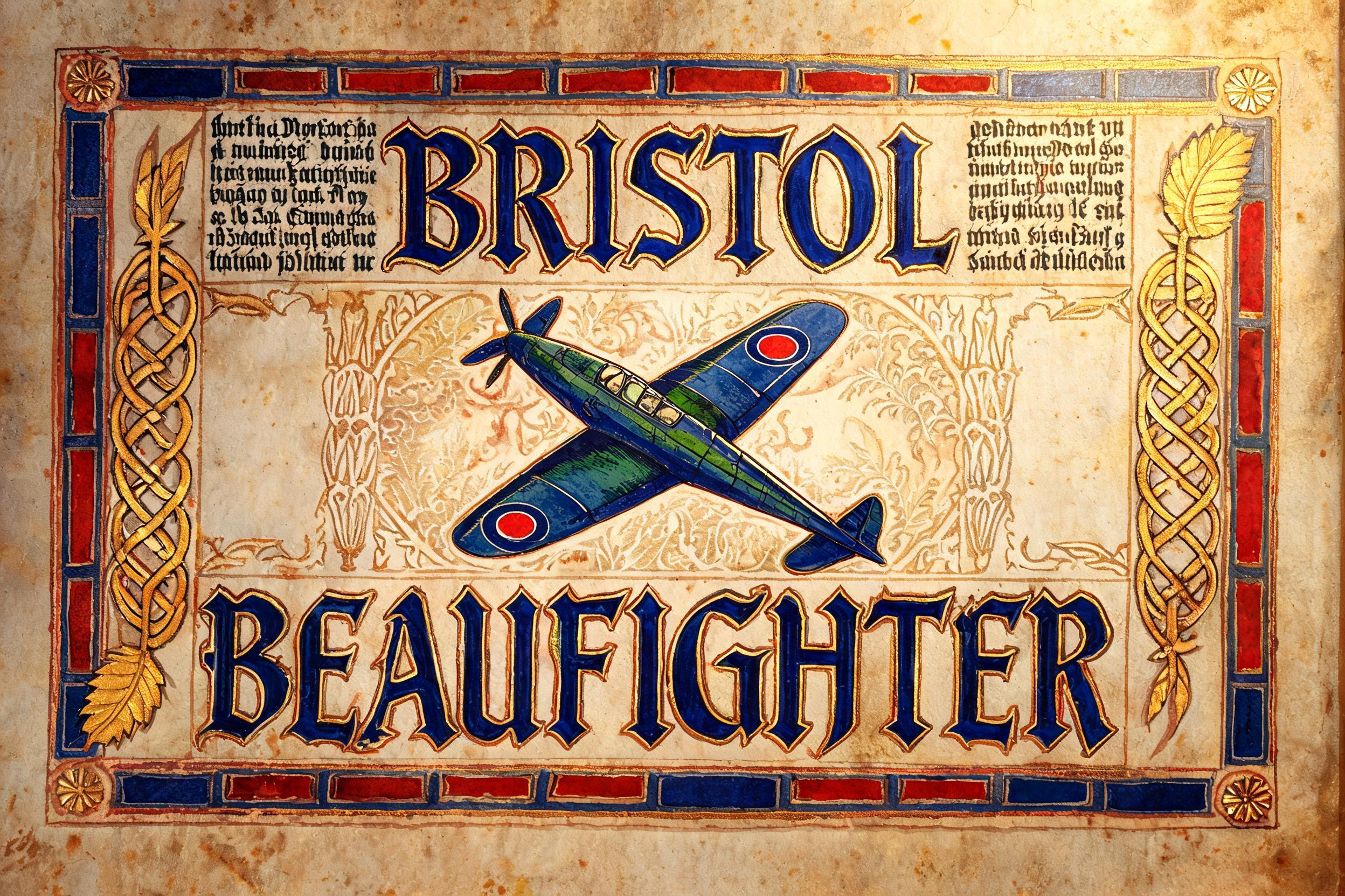 "BRISTOL BEAUFIGHTER" — Medieval | AI Text Effect Generator