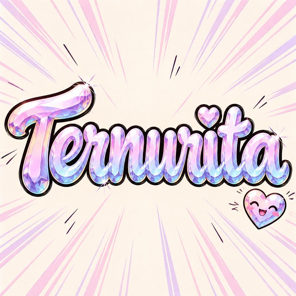 "Ternurita" — Anime | AI Text Effect Generator