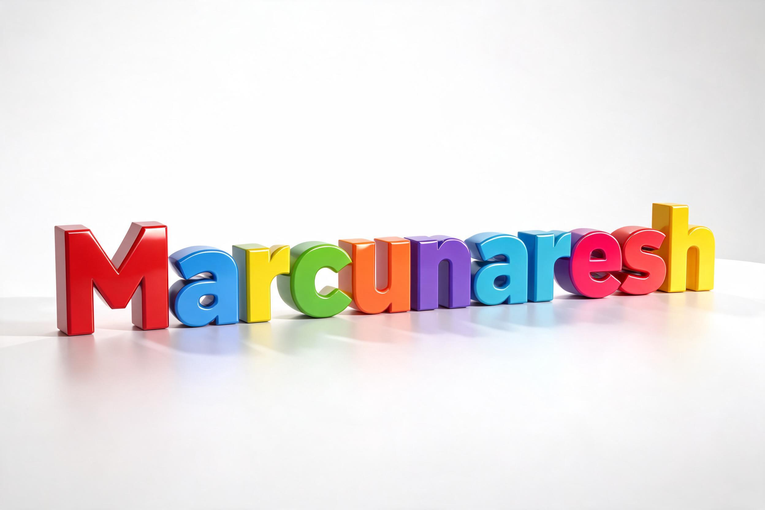 "Marcunaresh" — 3d Bold | AI Text Effect Generator