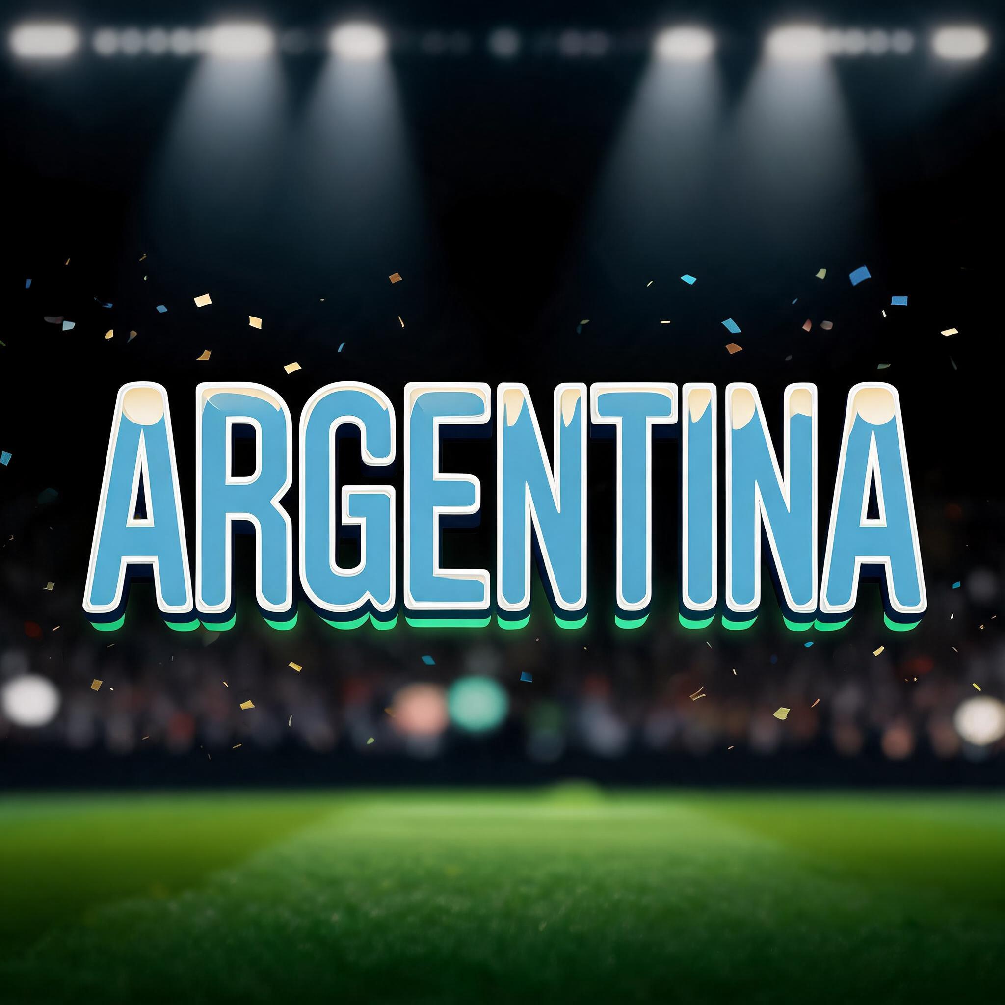"ARGENTINA" — Sports Football | AI Text Effect Generator