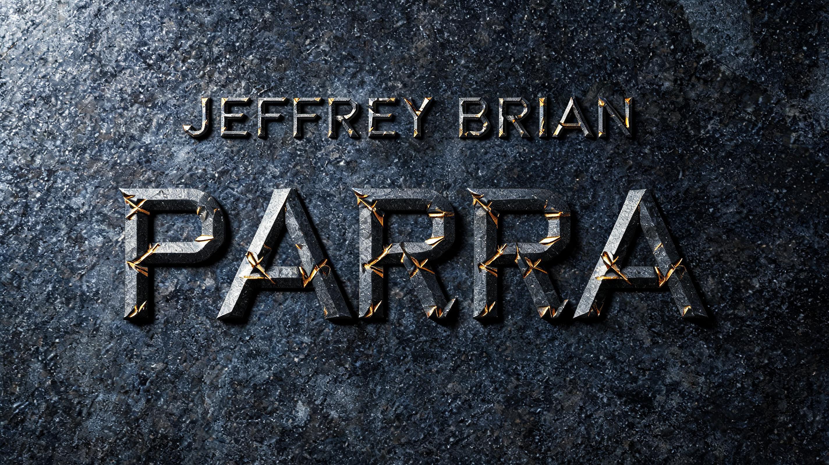 "Jeffrey Brian Parra" — Viking Runic | AI Text Effect Generator