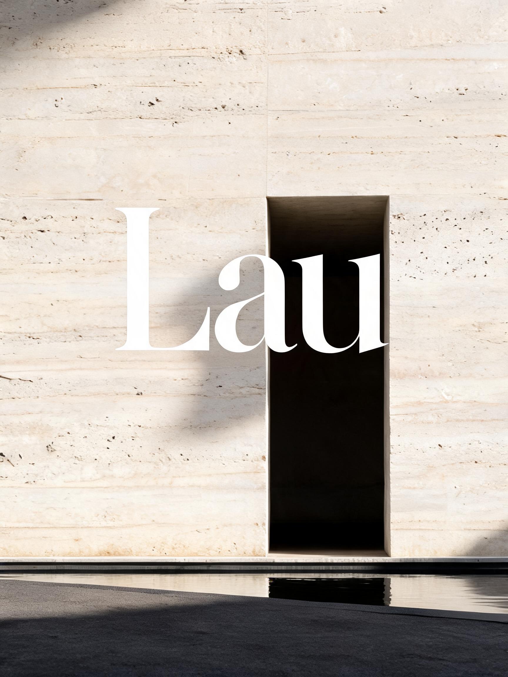 "Lau" —  | AI Text Effect Generator