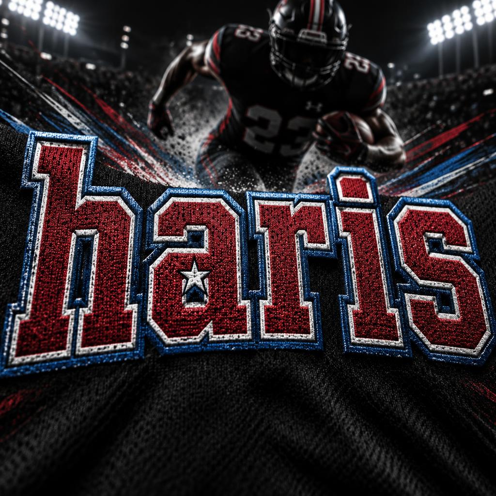 "haris" — Sports | AI Text Effect Generator