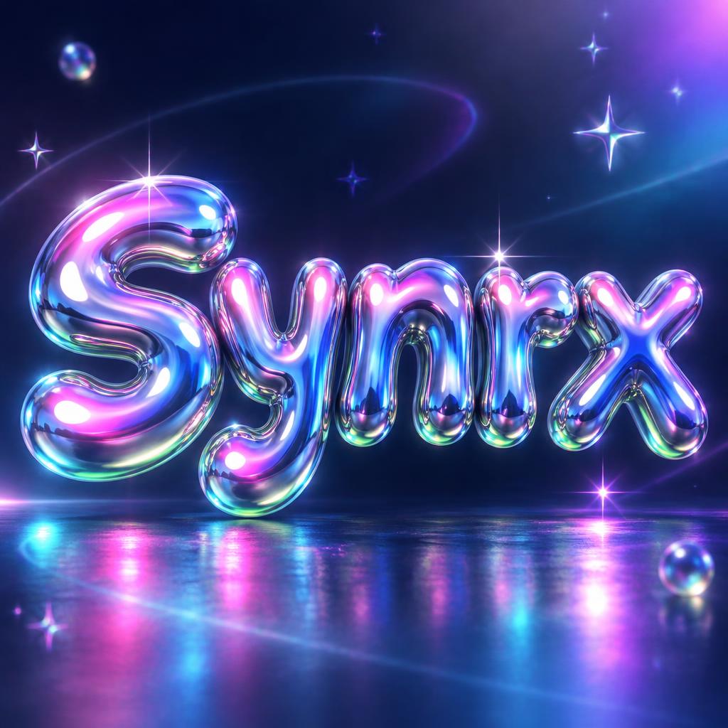 "Synrx" — Y2k | AI Text Effect Generator